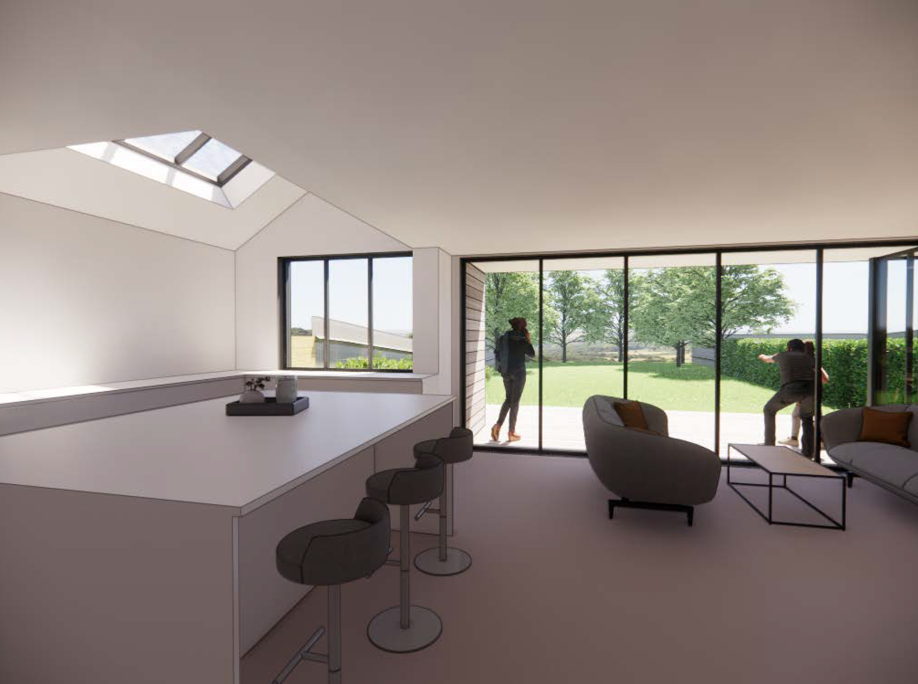 The benefits of CGI during the house extension design process..