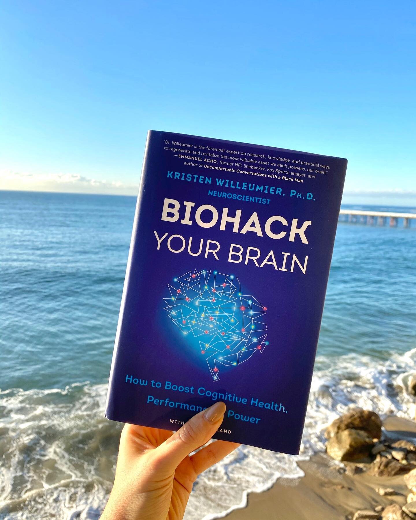 Redefining the Monday blues! 🌊💙 Thank you for the continued kindness, support and love for my new book, Biohack Your Brain! If you&rsquo;d like to order your own copy, the link is in my bio. @harpercollins @williammorrowbooks