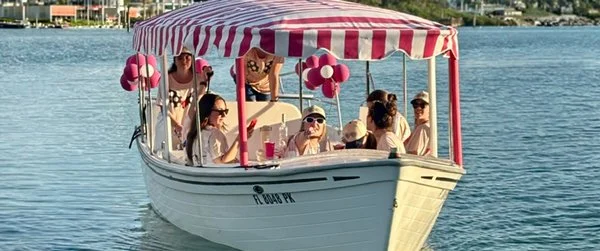 Enjoy a scenic cruise aboard the St. Pete Beach Electric Boat Co.