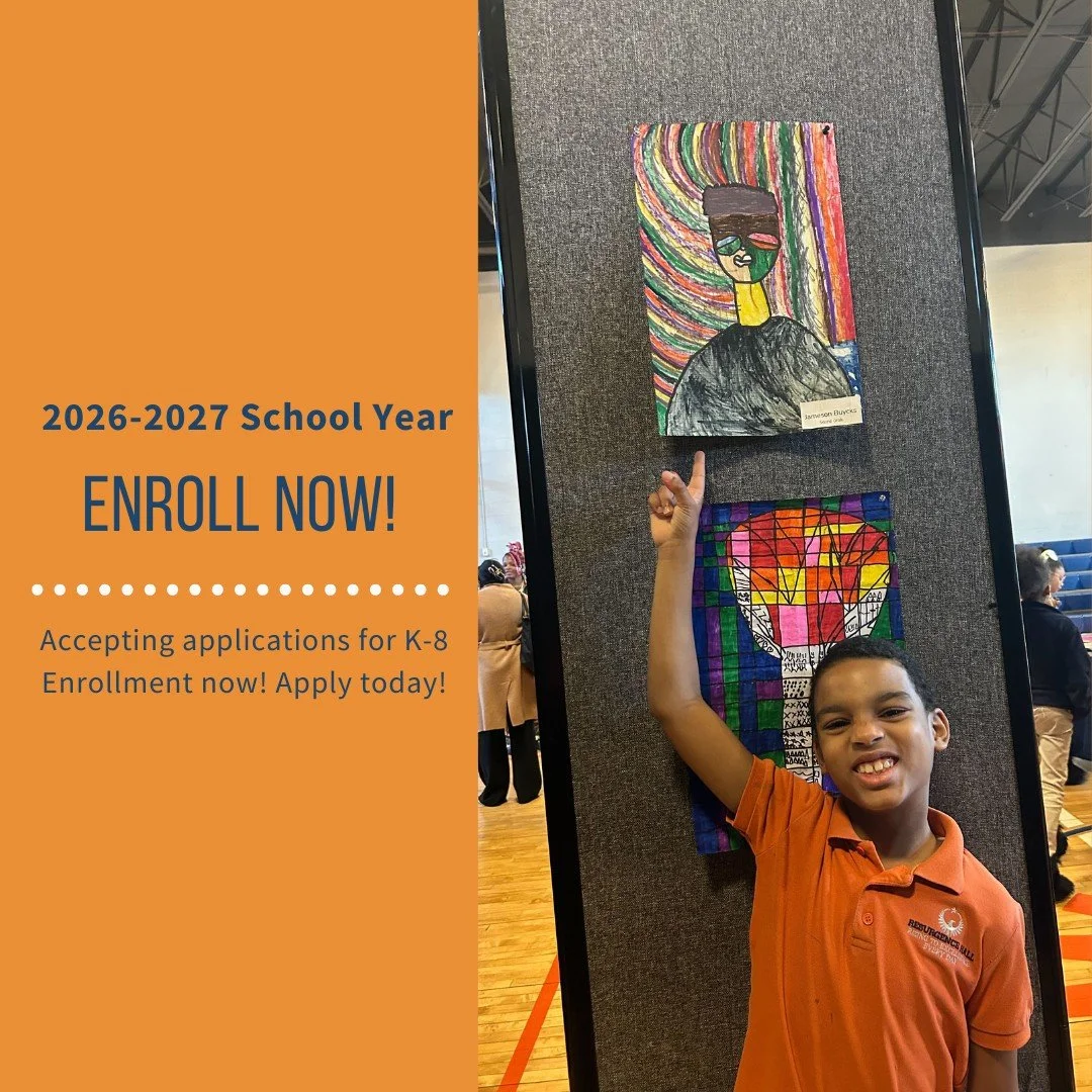 The future is bright at Resurgence Hall! Enrollment is open for the upcoming school year&mdash;give your scholar a place to grow, lead, and achieve. 🌟