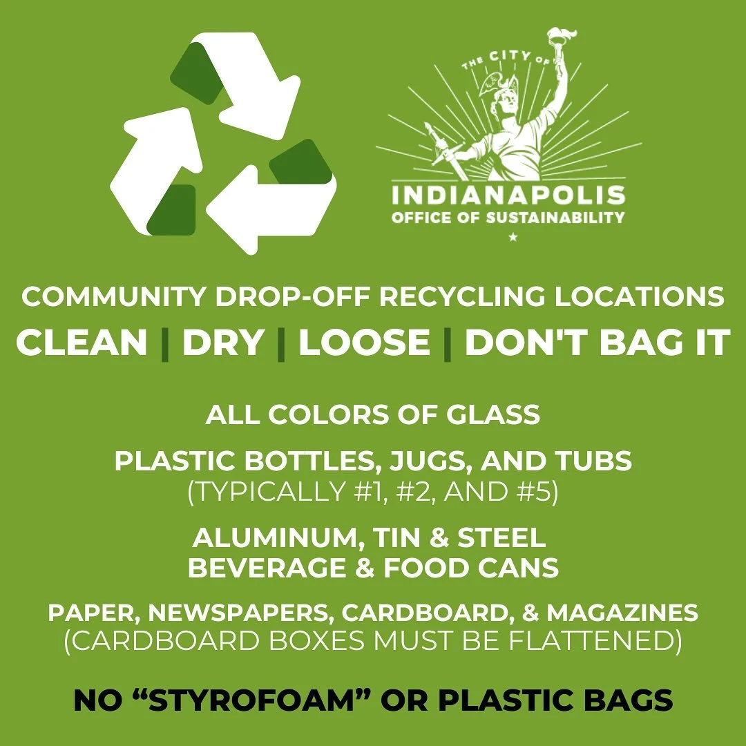 It&rsquo;s Global Recycling Day, and we thought we&rsquo;d celebrate by reminding everyone to keep it #cleandryandloose Don&rsquo;t bag it!

Only 654 sleeps until universal (free! for everyone in Indy!) curbside recycling rolls out! Are you excited? 