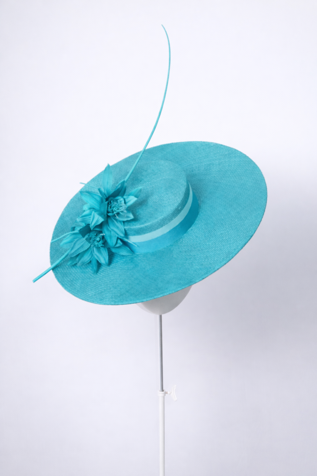 Jenna Double Orchid Boater