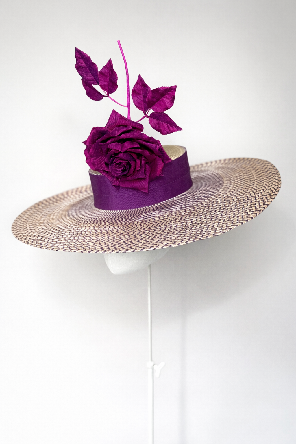 Ada Rose Checked Boater