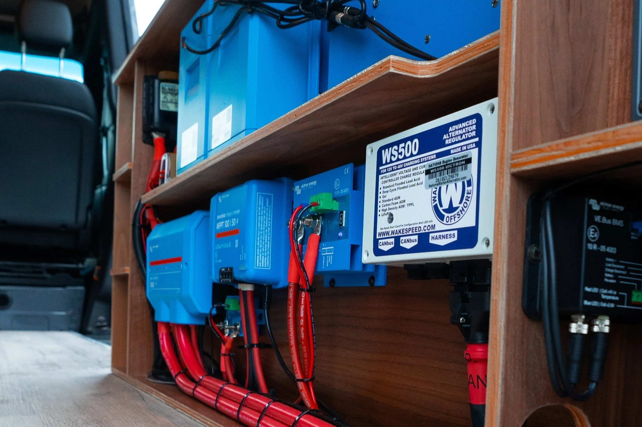 Electric Conversion Box Van Conversion Victron Energy Pre-Wired Power Box — Just Roaming Design