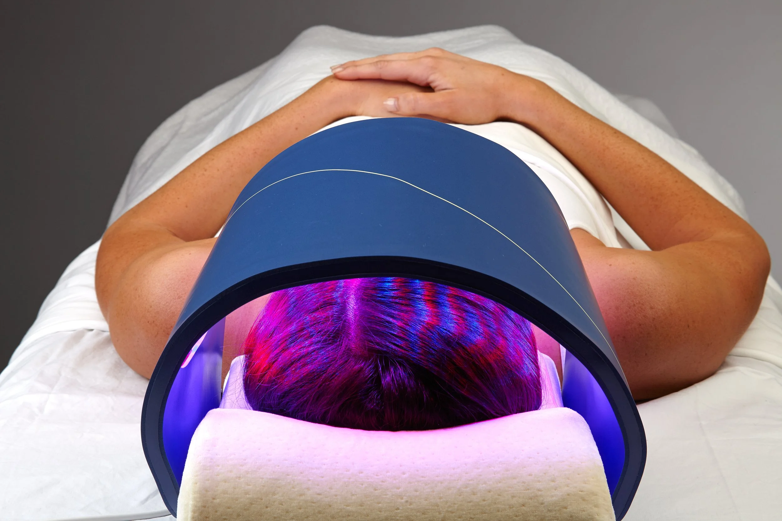 Celluma LED red light therapy device used at Dynamic Rebalance in Chicago
