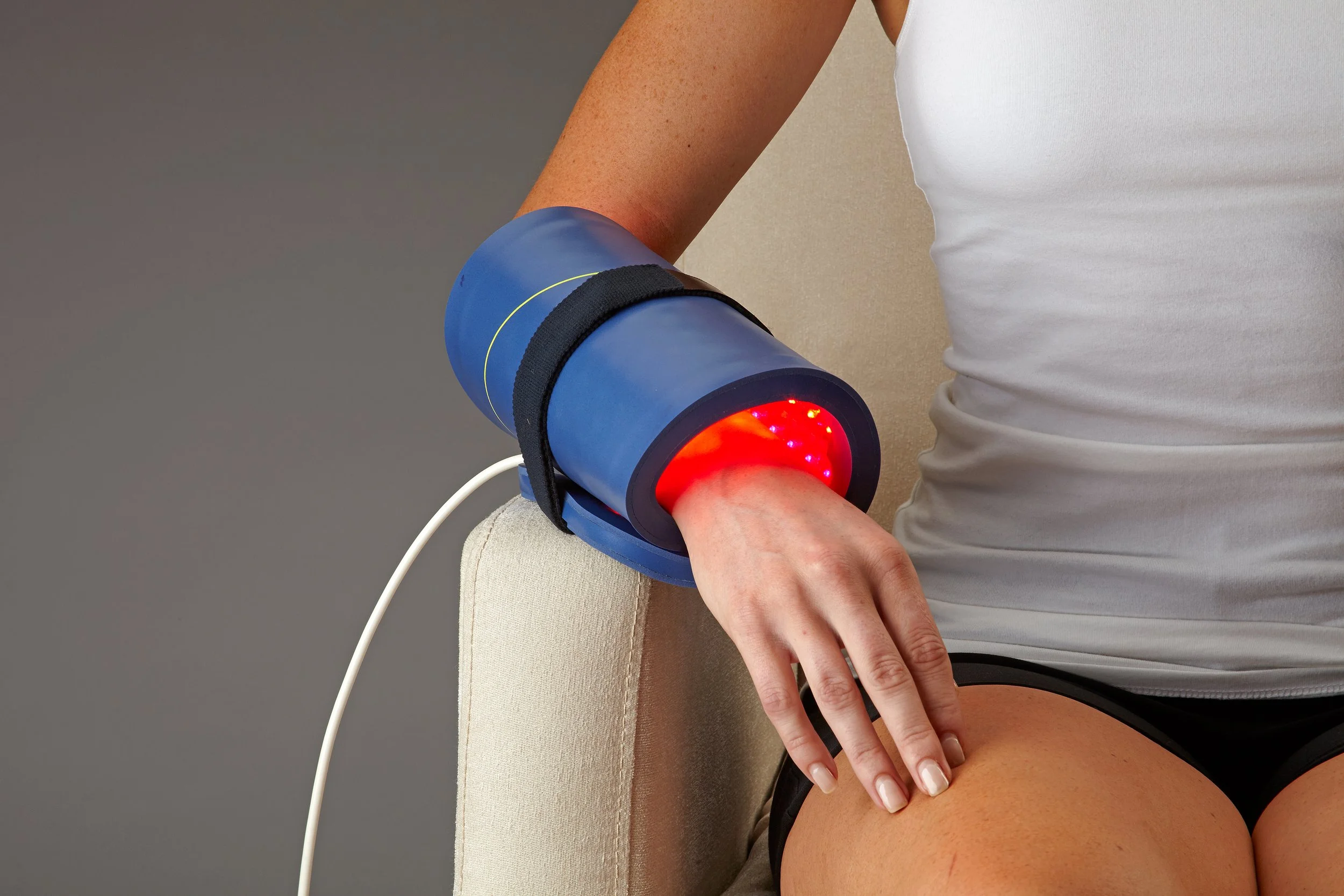 Celluma LED red light therapy device used at Dynamic Rebalance in Chicago
