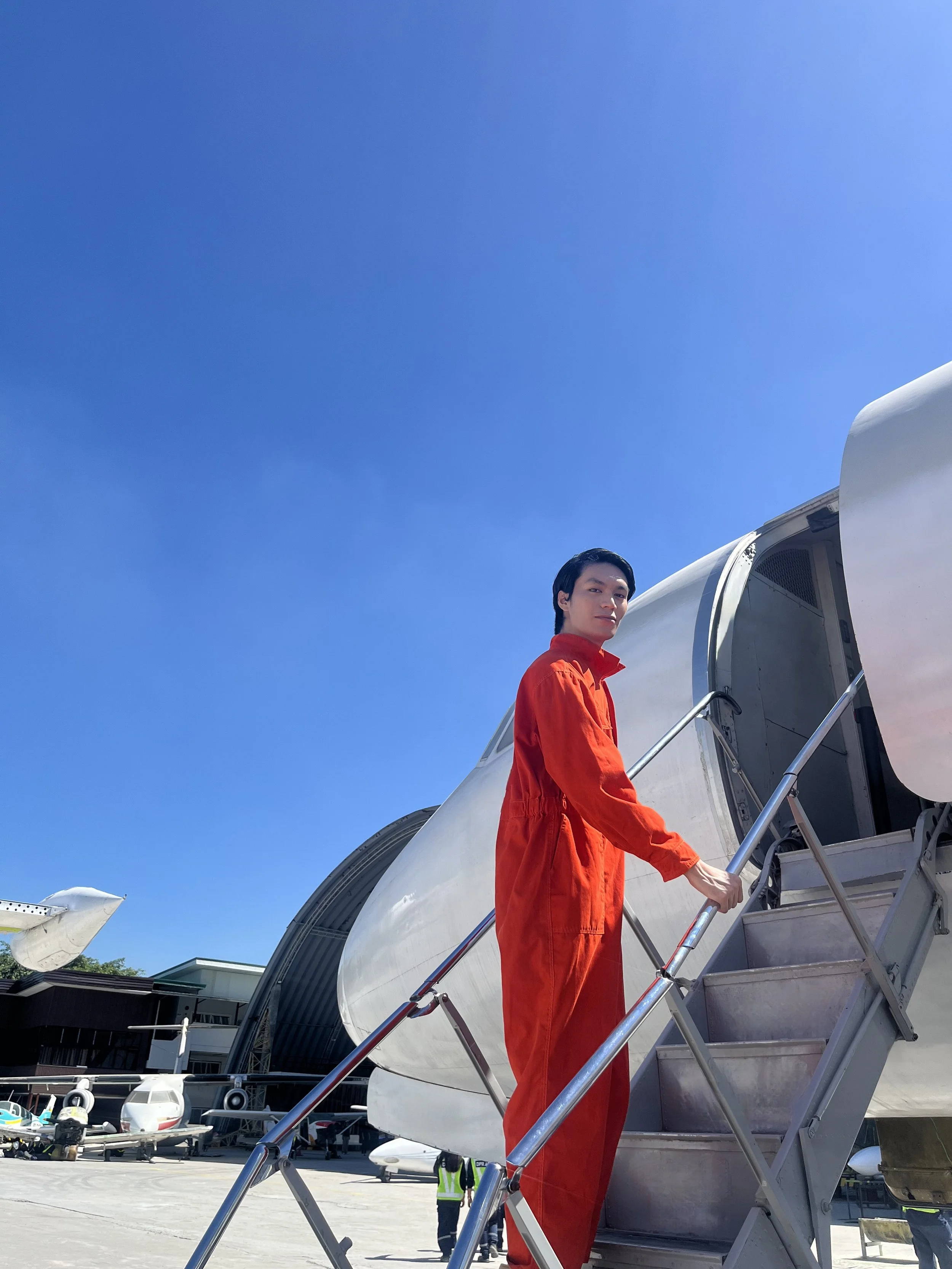 Model adding cabin crew to his resume