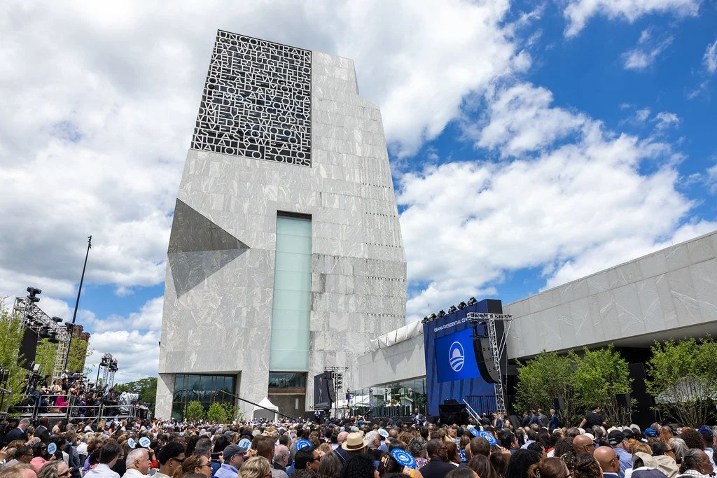 Exterior view of Opening Ceremony.