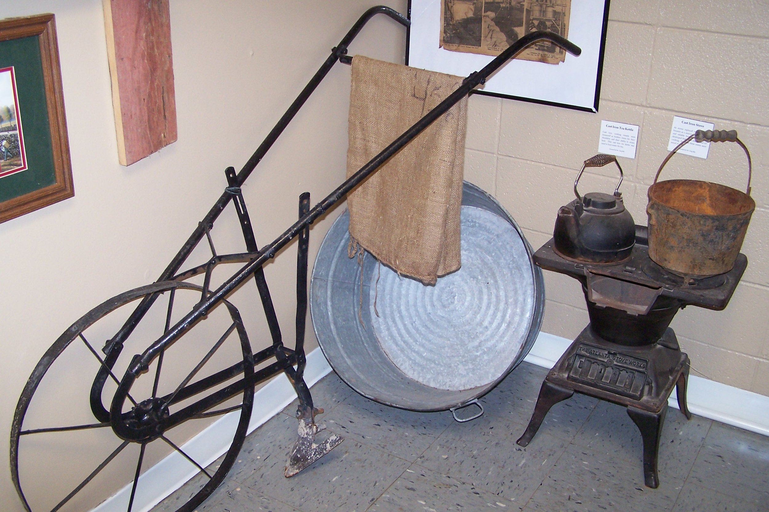 Plantation artifacts such as those used by Fannie Lou Hamer.