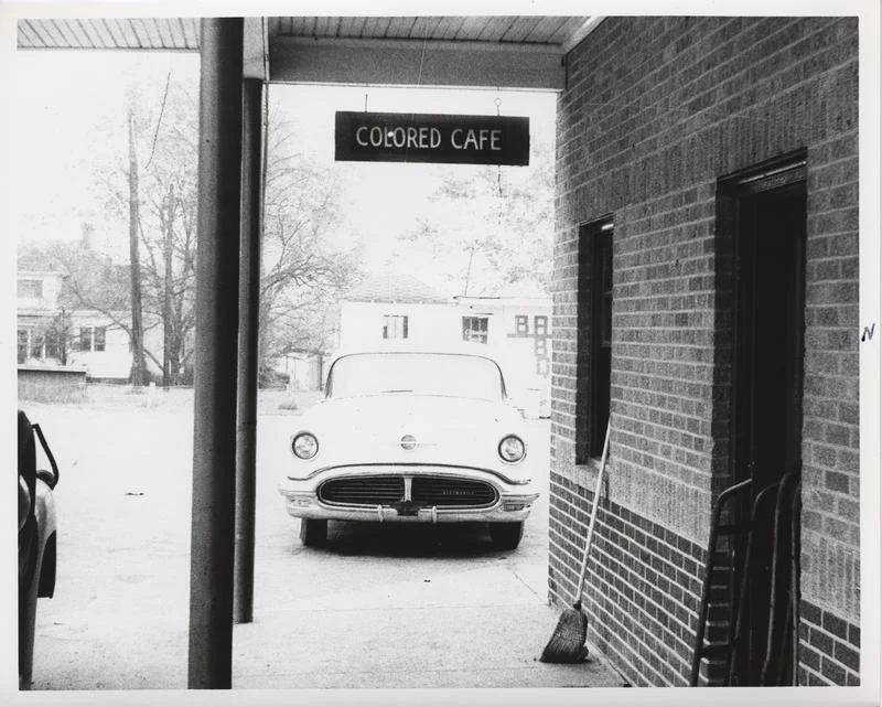 The Colored Entrance to the Bus Depot in Winona, MS in June 1963.
