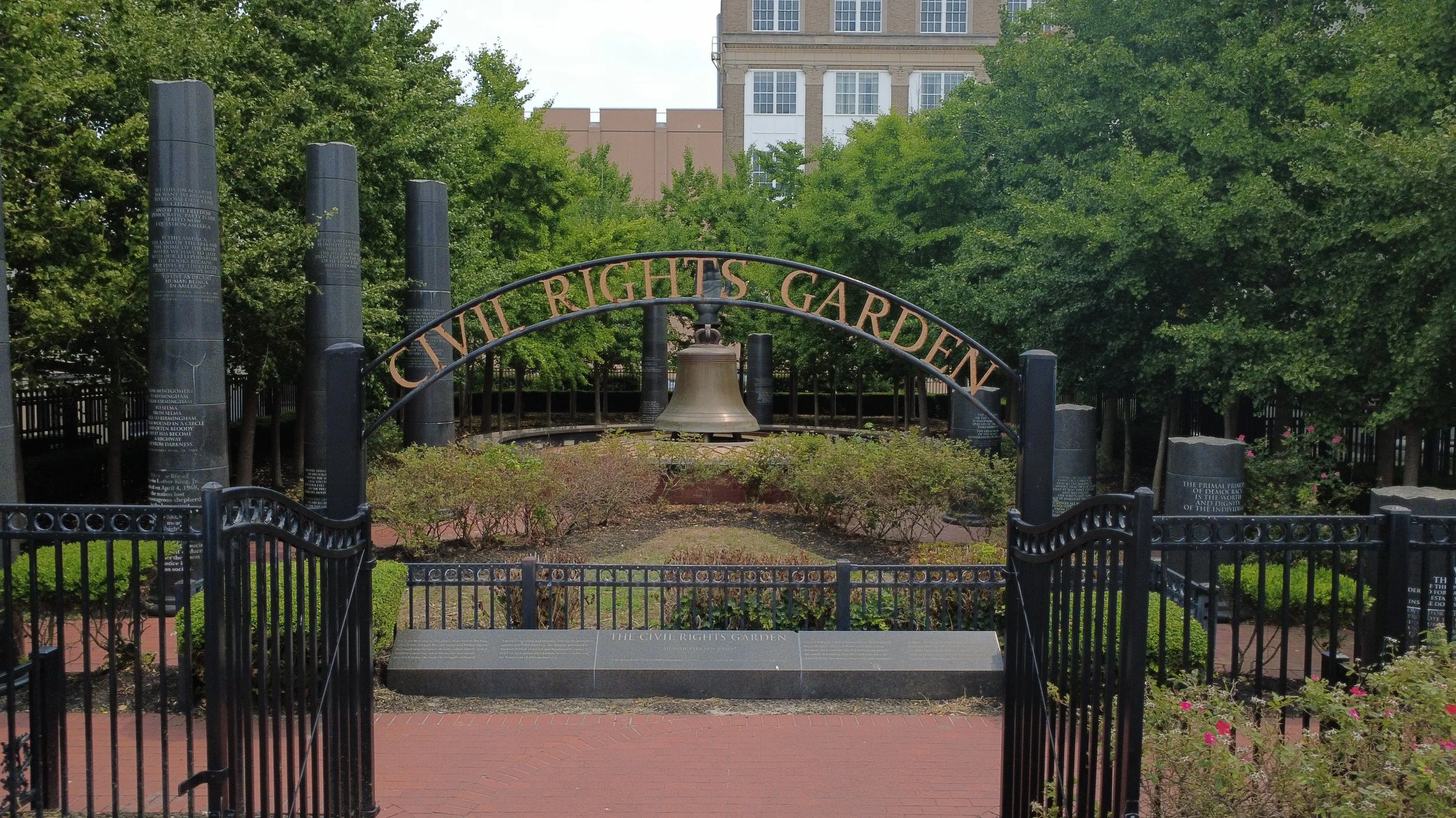In 2001, the Civil Rights Memorial Garden honoring Hamer and other historic figures opened on Pacific Avenue and MLK Blvd. Artist Larry Kirkland worked with historians Clement Price and Collins Days.
