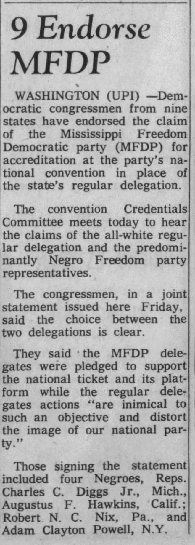 A news article from The Herald Times, August 22, 1964.