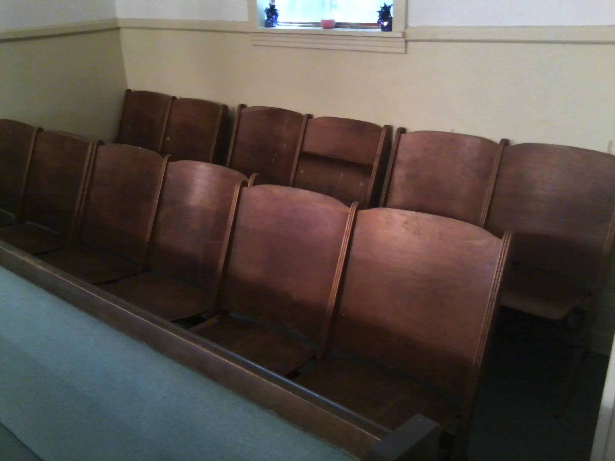 Original chairs at William Chapel Church.