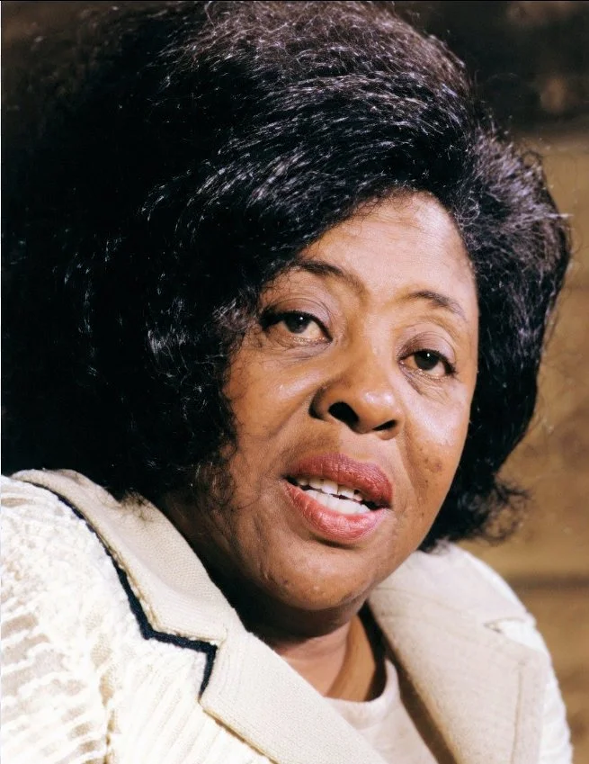 Fannie Lou Hamer's ailing health became evident in later photographs. 
