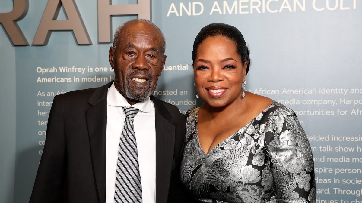 Vernon Winfrey with his daughter, media mogul Oprah Winfrey