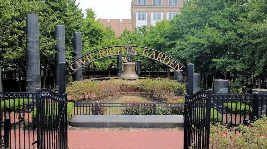 In 2001, the Civil Rights Memorial Garden honoring Hamer and other historic figures opened on Pacific Avenue and MLK Blvd. Artist Larry Kirkland worked with historians Clement Price and Collins Days.
