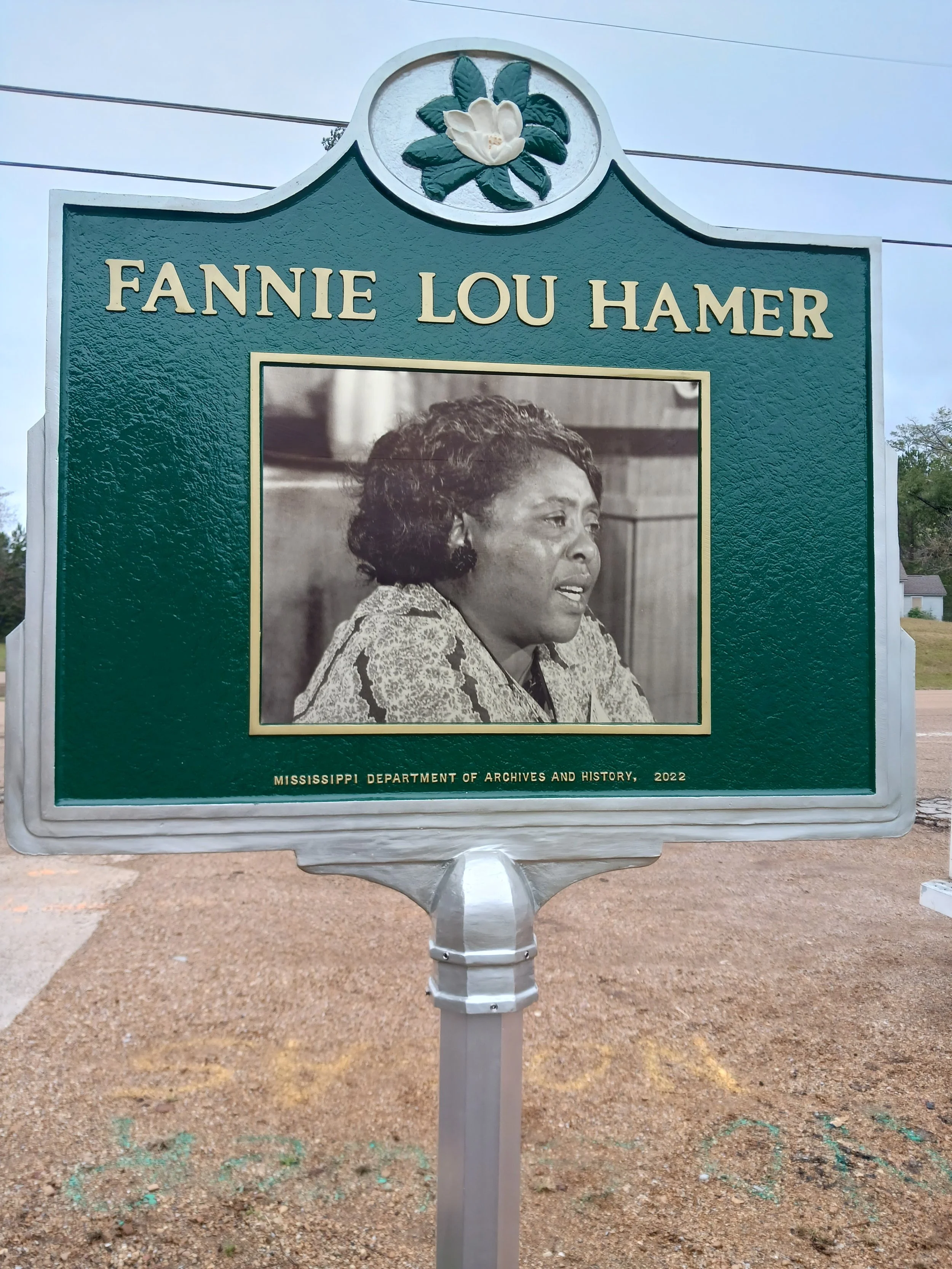 Fannie Lou Hamer Historical Marker 