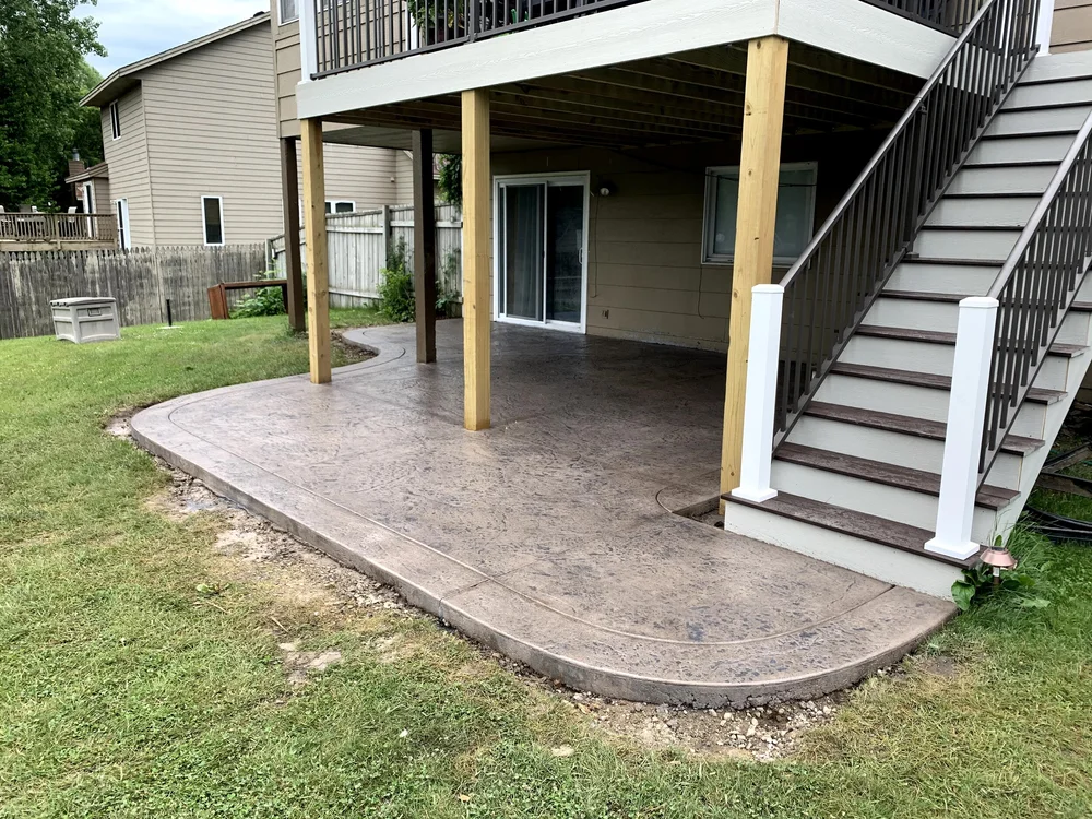 Concrete Patio Under Deck - Patio Ideas
