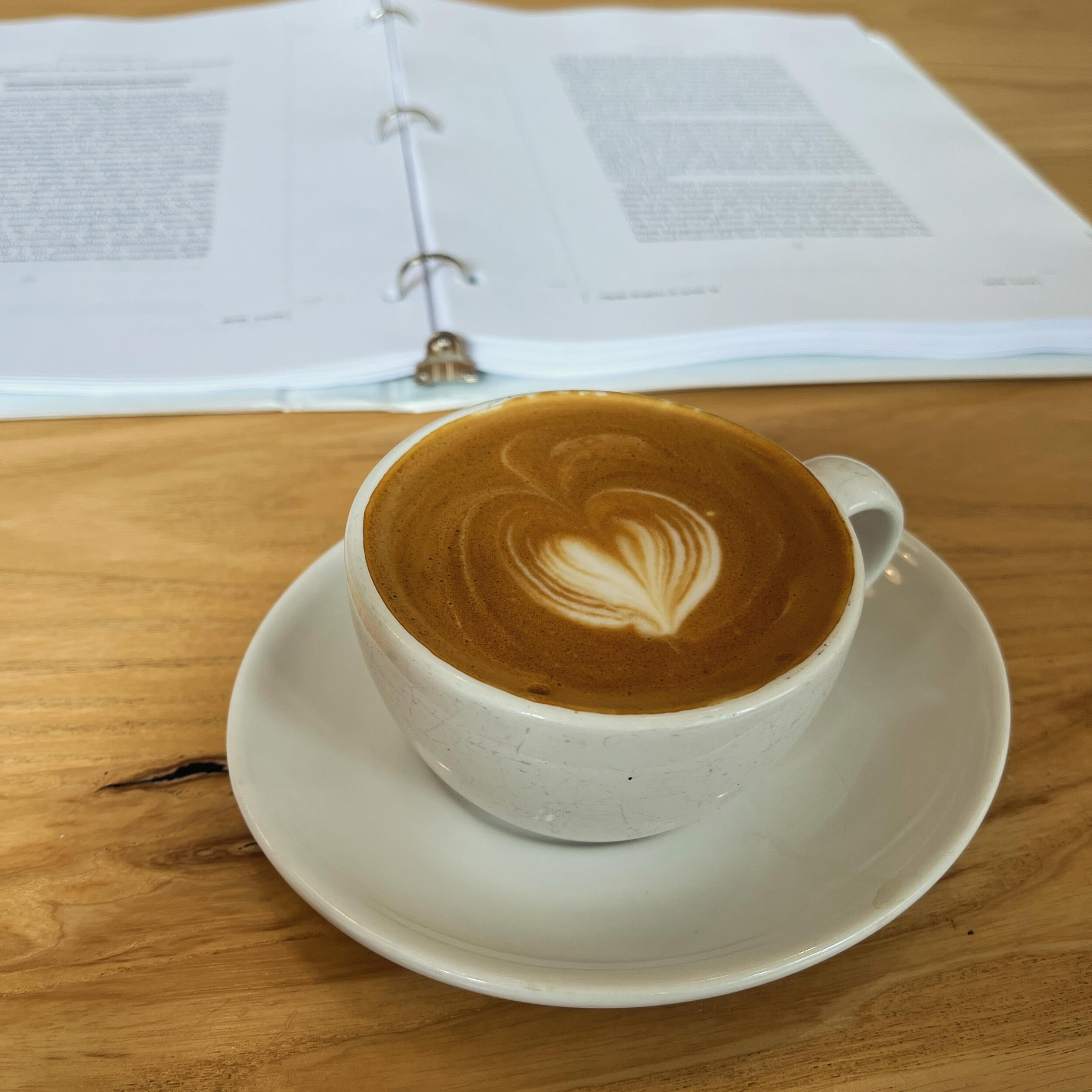 This week I received the fully designed pages of my book. It&rsquo;s surreal to see the exact dimensions and style laid out. I have 3 weeks to make FINAL edits. And this cappuccino from @bluebottle makes a nice companion.