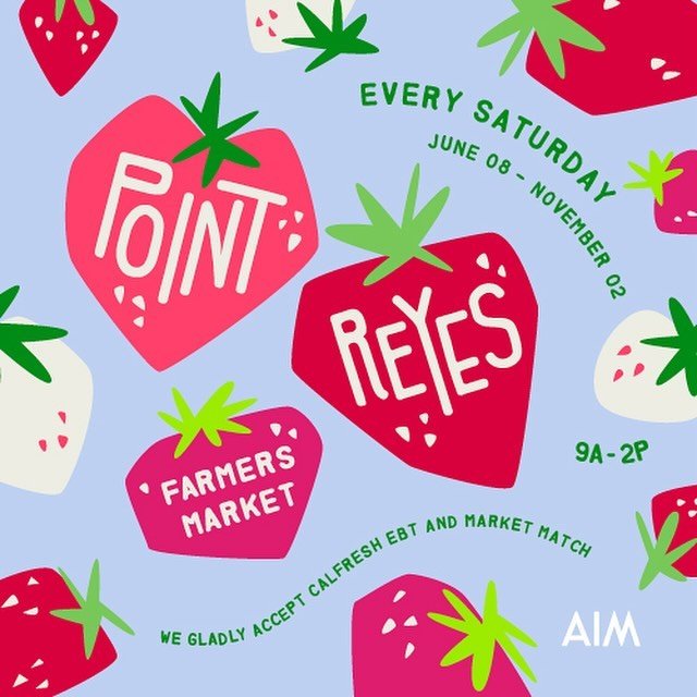 The Point Reyes Farmers Market returns with plentiful seasonal offerings. Join us opening day, on Saturday, June 8th, in Point Reyes Station from 9am &ndash; 2pm.

Enjoy fresh summer crops like tomatoes, peppers, and melons, along with colorful bloom