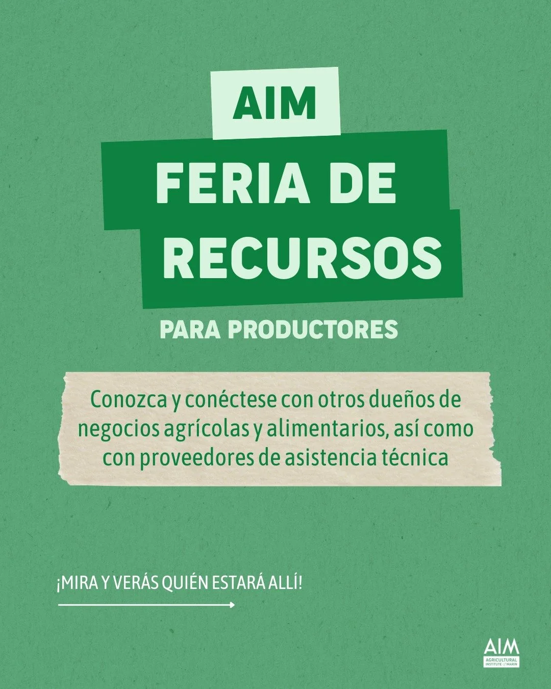 &iquest;Te preguntas qui&eacute;n asistir&aacute; a nuestra Feria de Recursos para Empresas Agr&iacute;colas y Alimentarias? Bueno, adem&aacute;s de ti, contaremos con una impresionante lista de organizaciones alimentarias, agr&iacute;colas y empresa