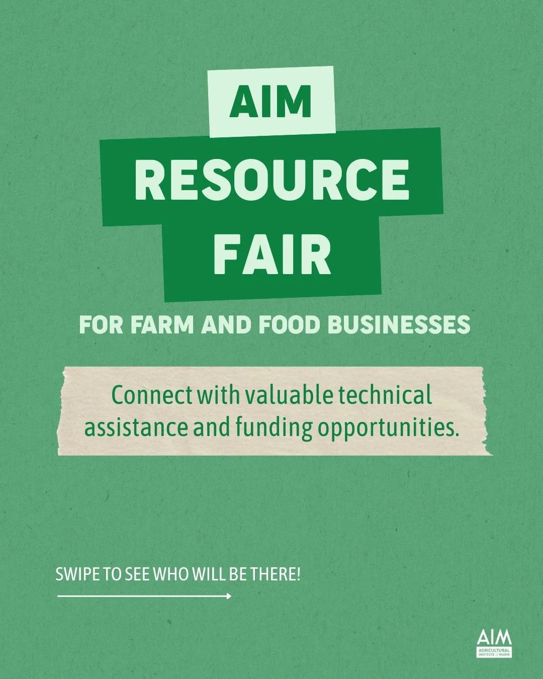 Wondering who will be at our Resource Fair for Farm and Food Businesses? Well, other than you, we'll have a very impressive roster of food, agriculture, and business organizations. Swipe to see everyone you'll be able to speak with, and RSVP at the l