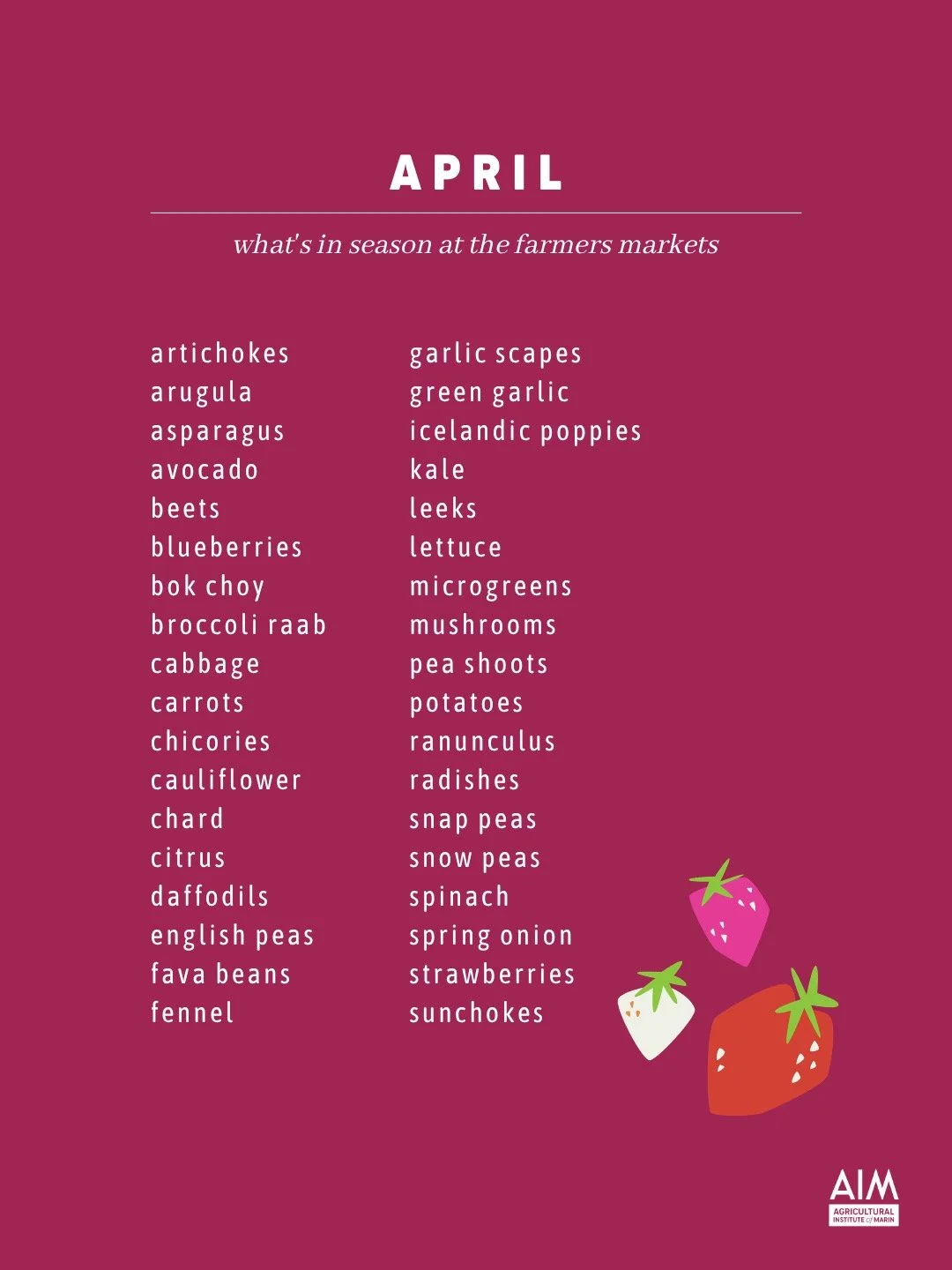 April at the market is gentle and sweet, tender offerings for winter-weary souls. Flowers and favas, artichokes and asparagus, peas of all types, spring garlic and spring onions. 

Come treat yourself to a little fresh air and sunshine, and stock up 