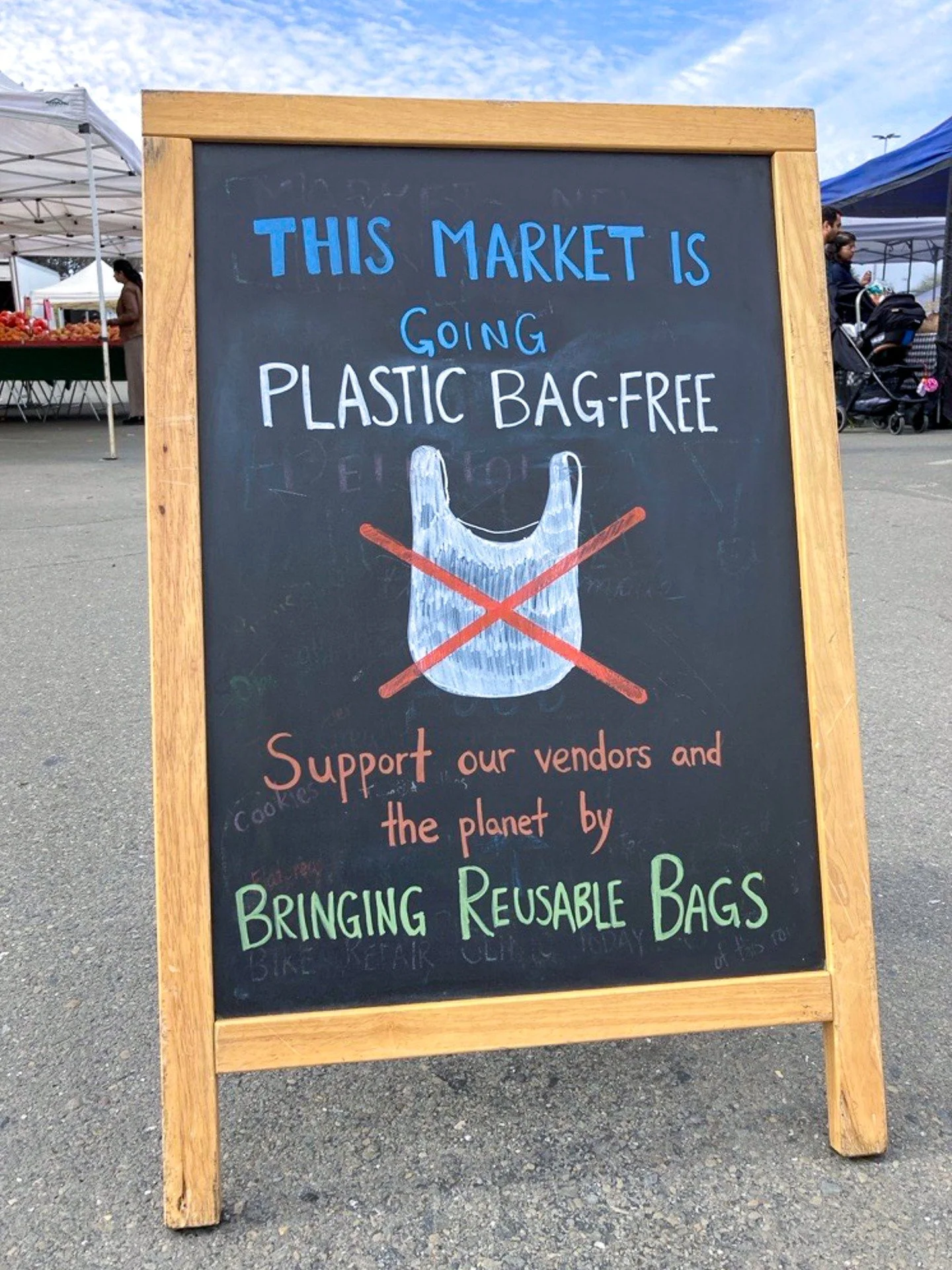 Plastic bag free is the way to be!