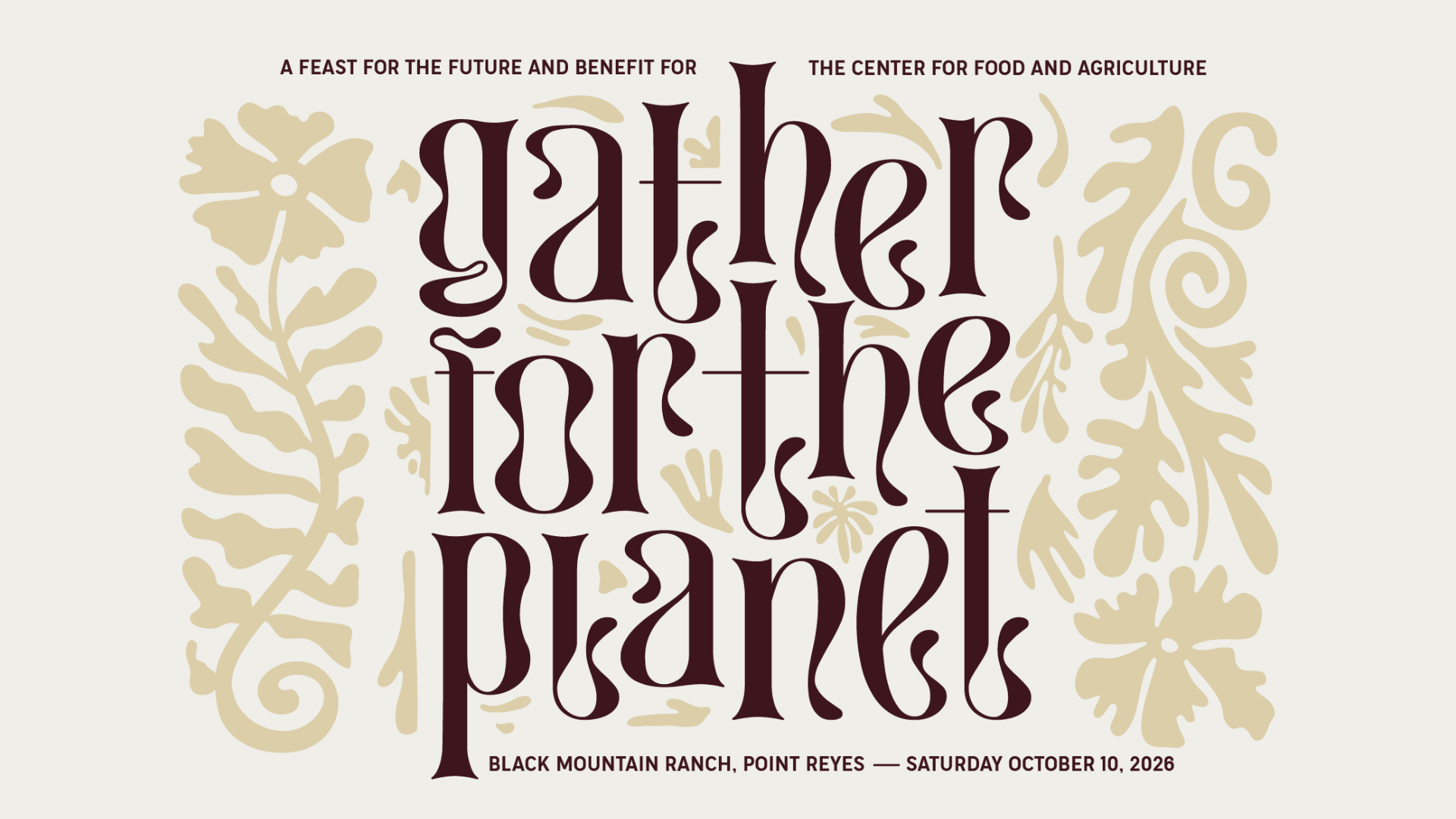 Gather for the Planet 2026 Fundraiser 