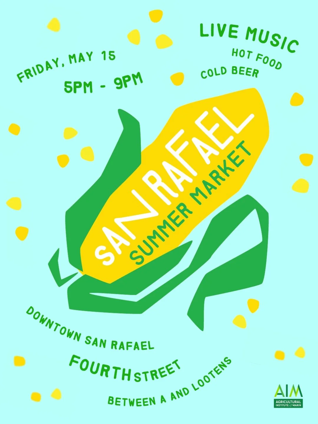 Your Friday evening plans? San Rafael Summer Market. Grab dinner, grab a beer and enjoy the sweet sounds of @davidoutlawband. We've got activities for the kids and so much good food to choose from. Be sure to pick up some produce and treats on your w