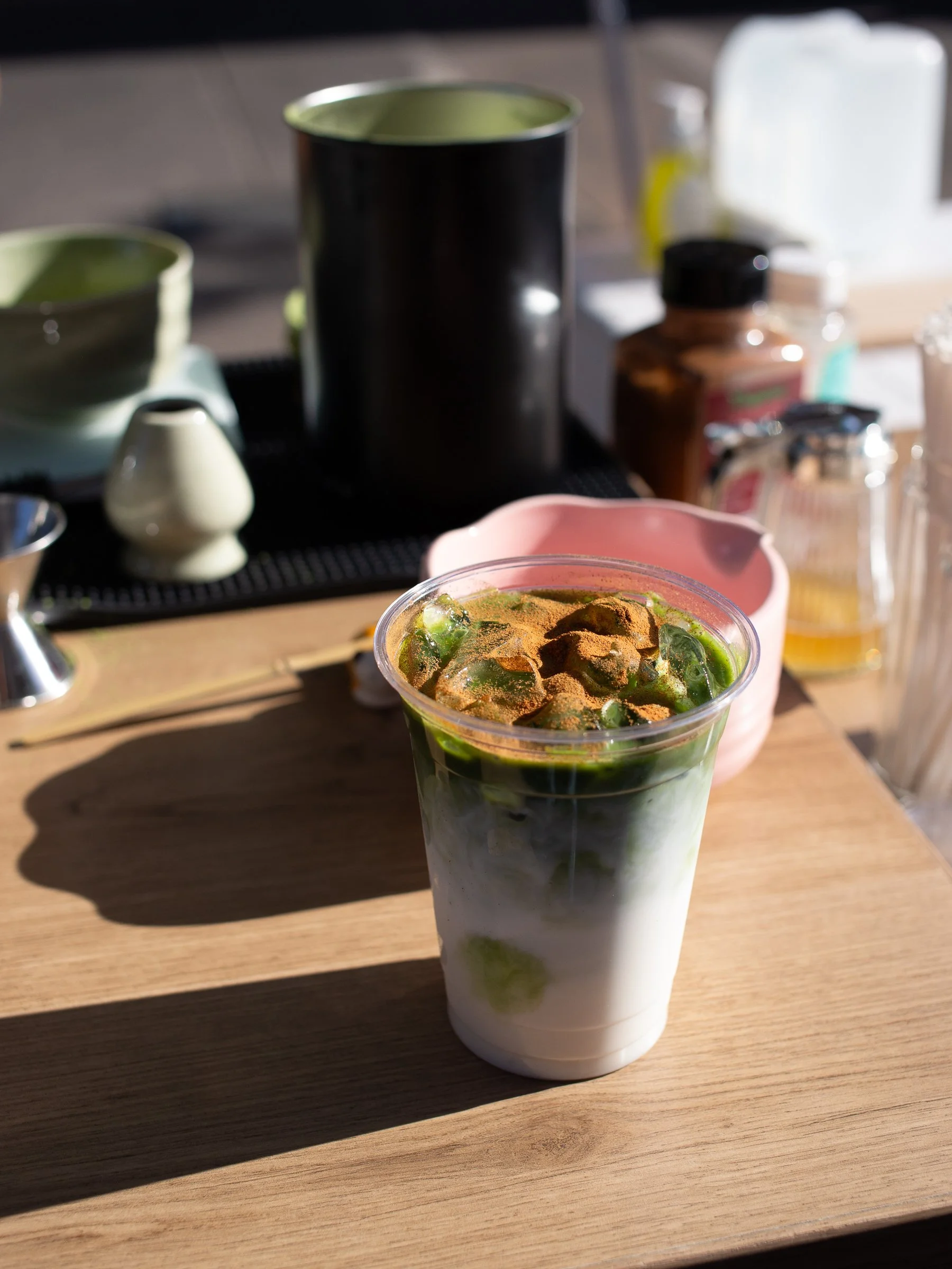 A little matcha for your Monday morning. Grab one for yourself from @drinksolhouse next Friday at the San Rafael Summer Market!