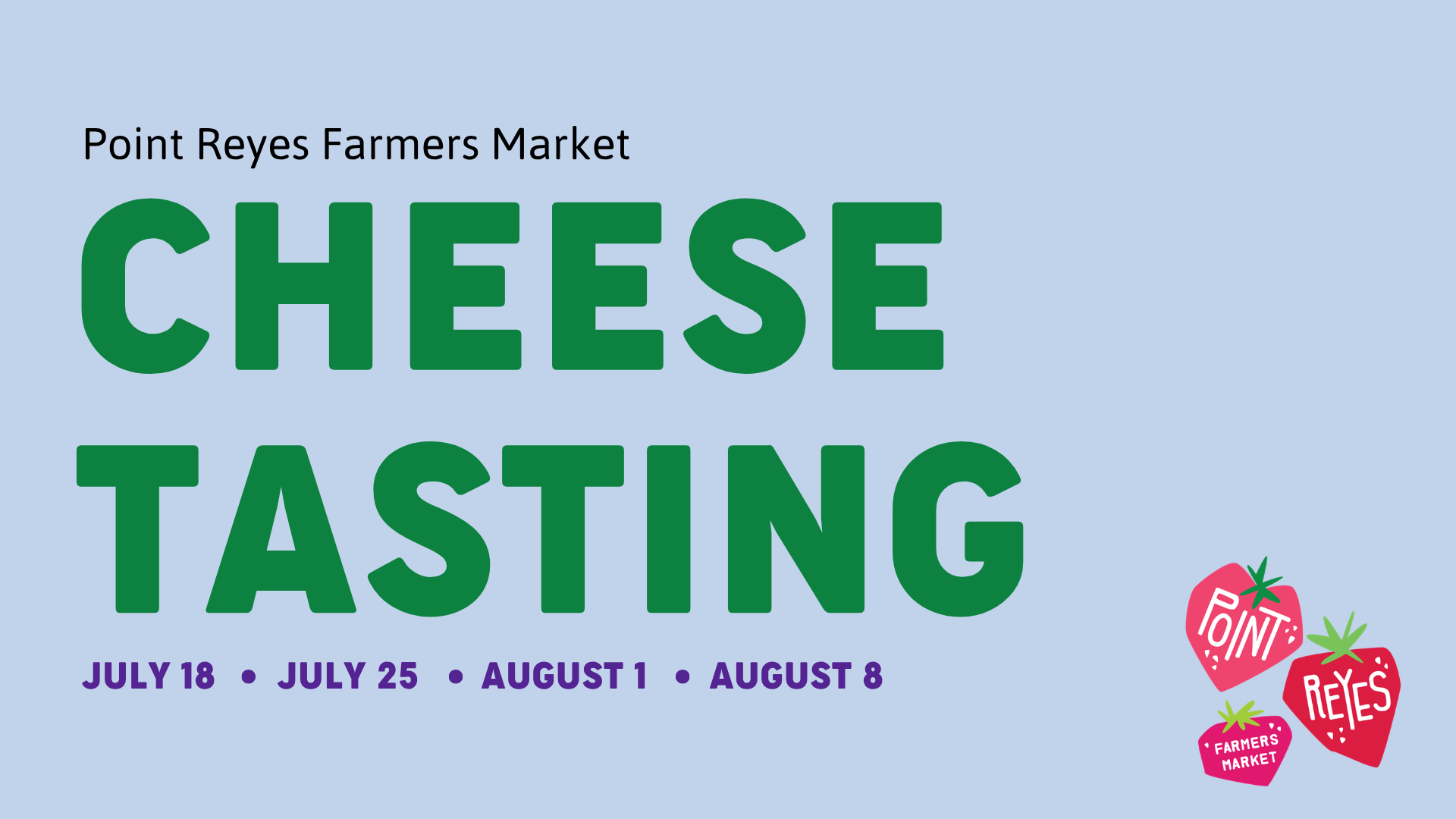 Cheese Tasting at Point Reyes Farmers Market