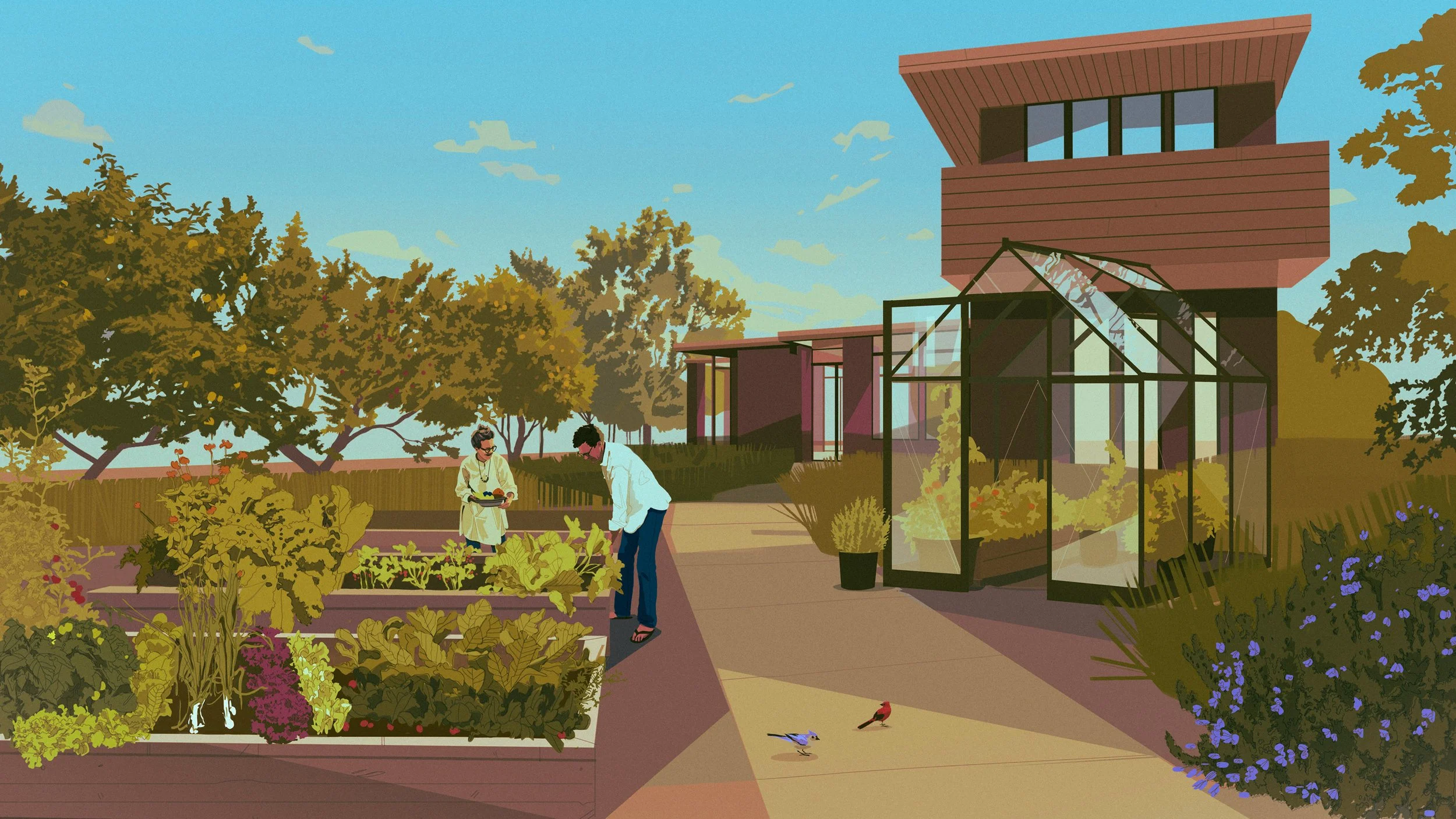 James P. Williams Learning Garden and Pat Looney Greenhouse