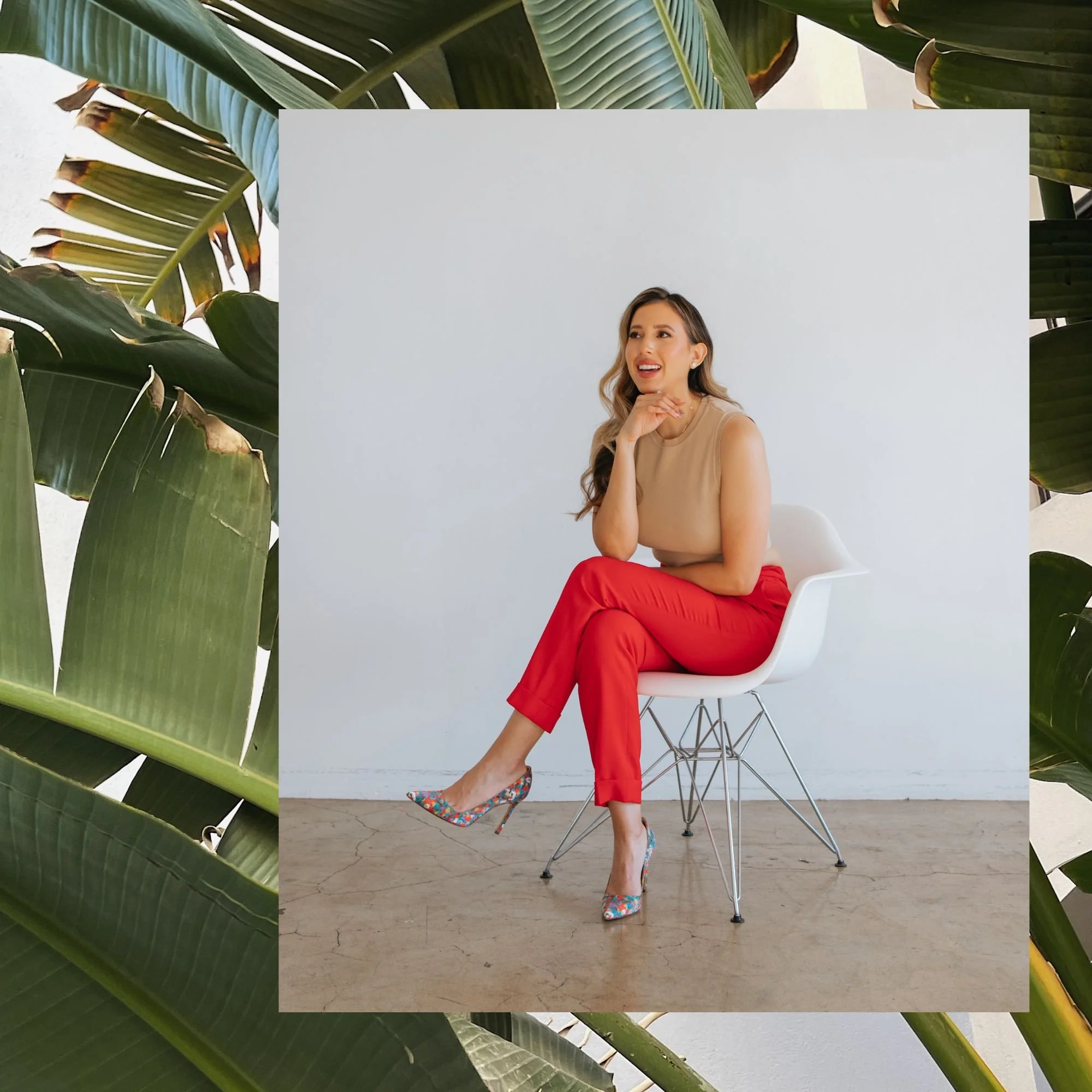 Vanessa Santos, Latina CEO and founder, in a power suit. Business architect, strategic advisor to women of color, Latina investor, and keynote speaker. New York native building for powerful women and queer founders.
