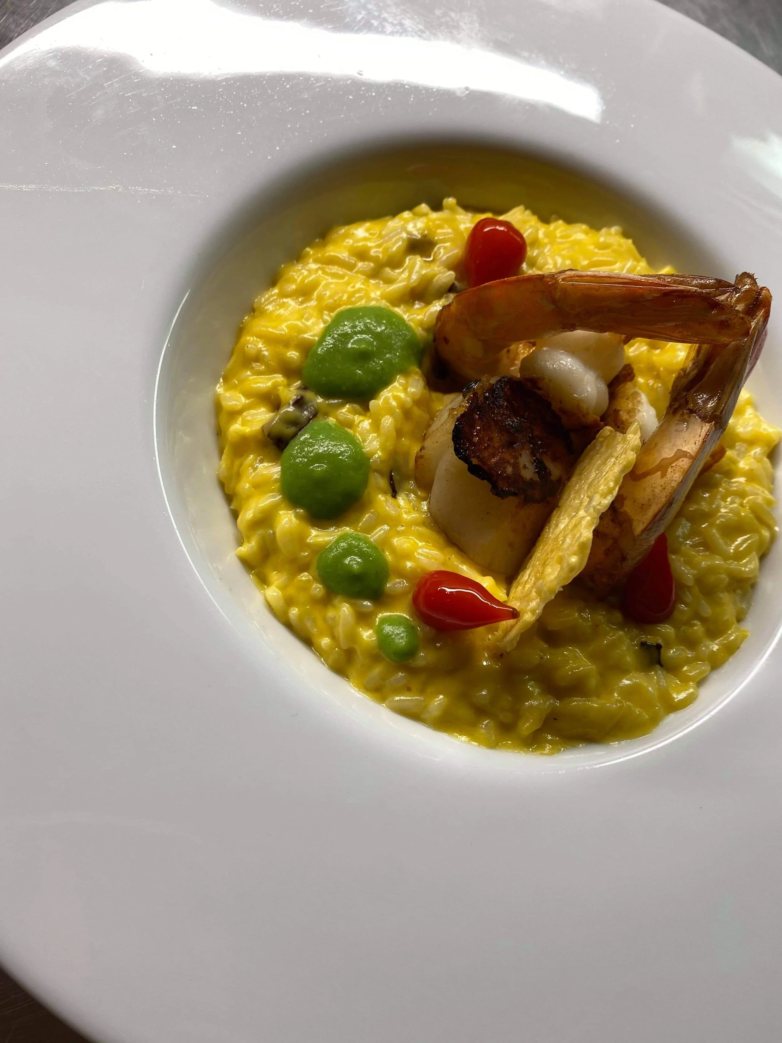 Risotto St Jacques & Gambas