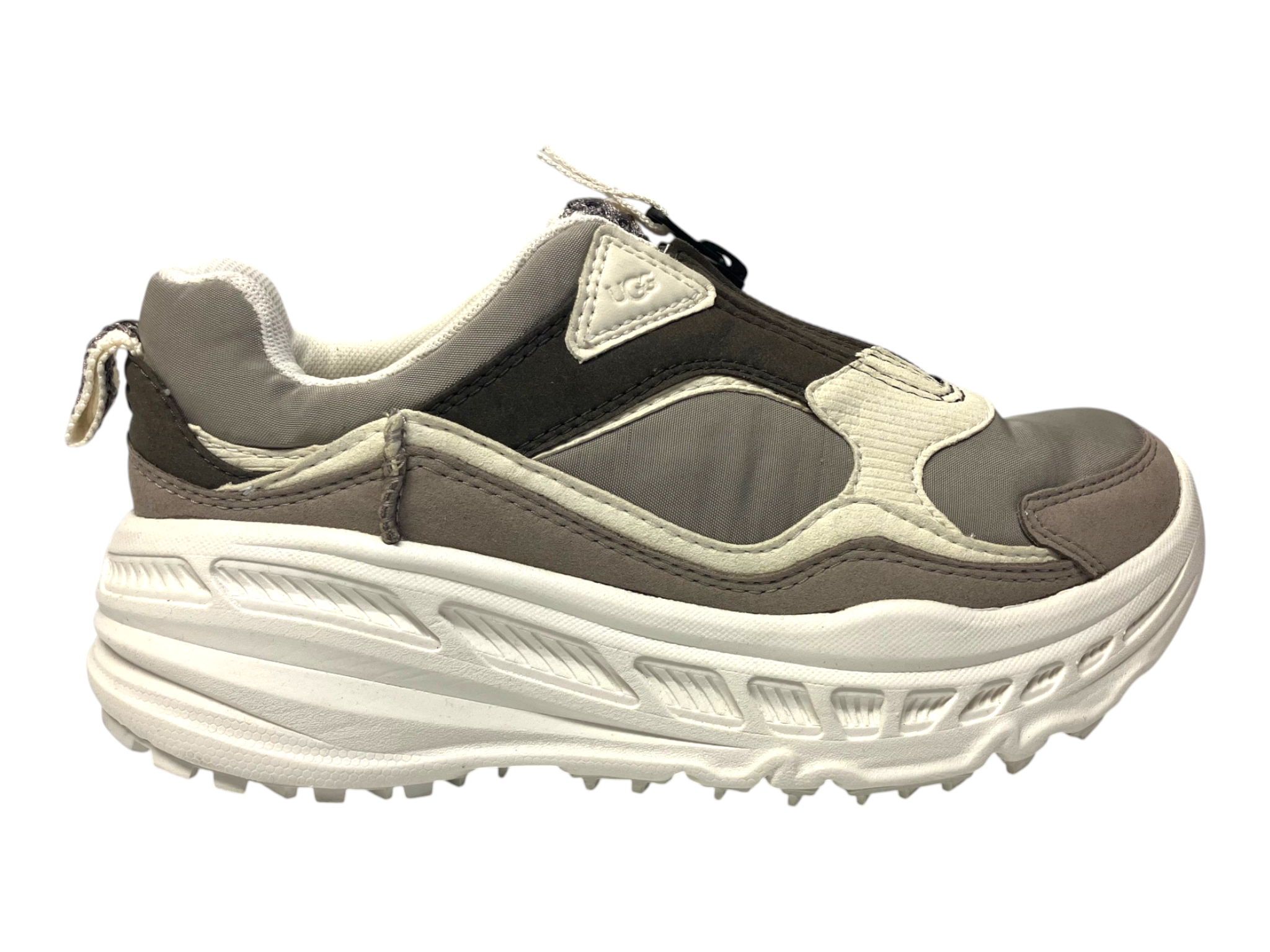 UGG Women's CA805 ZIP Up Sneakers Gray Platform, Size 7 — Mercer