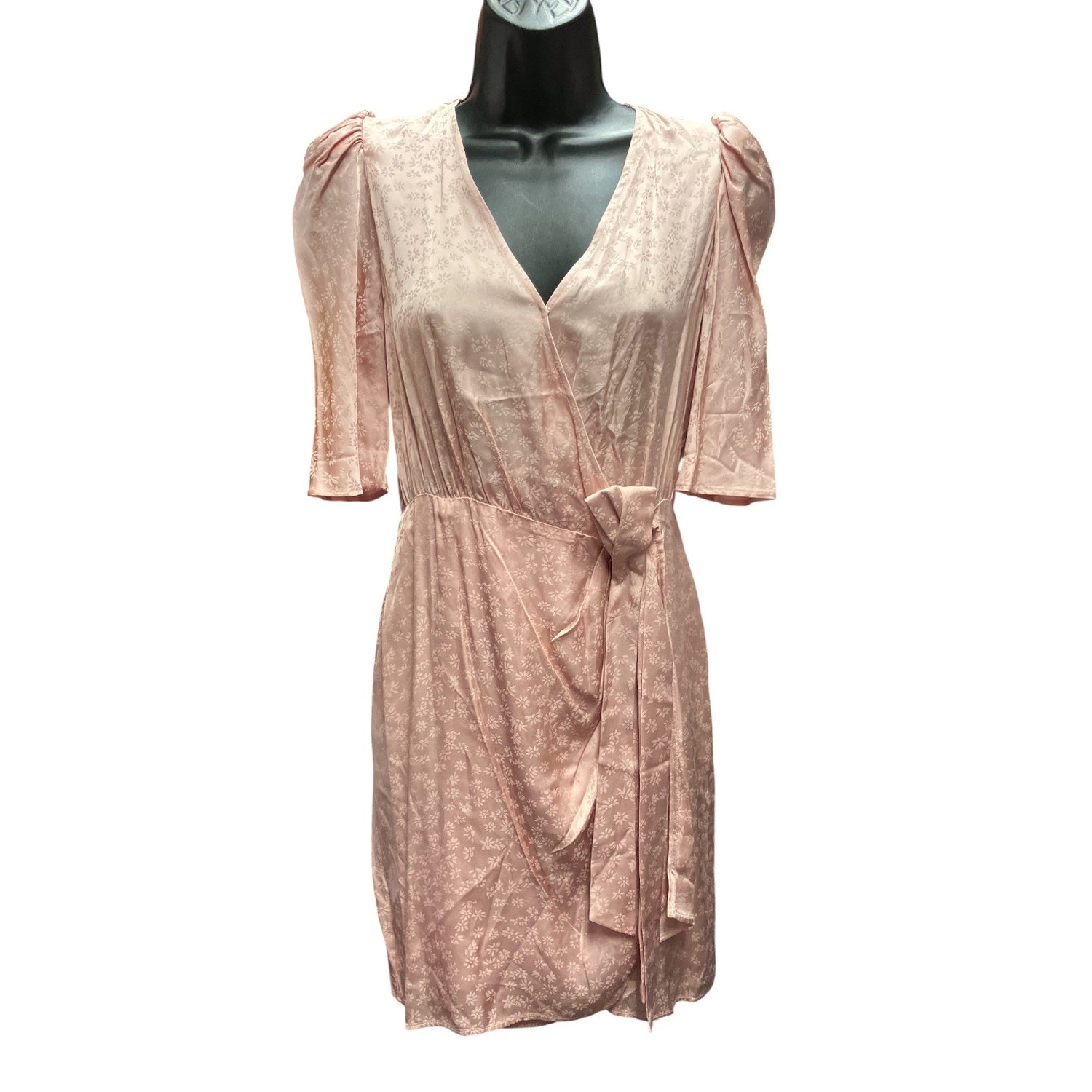 NEW The Kooples V Neck Mini Wrap Dress, Gravity Daisies, Size 1 (US S)   Mercer Island Thrift Shop