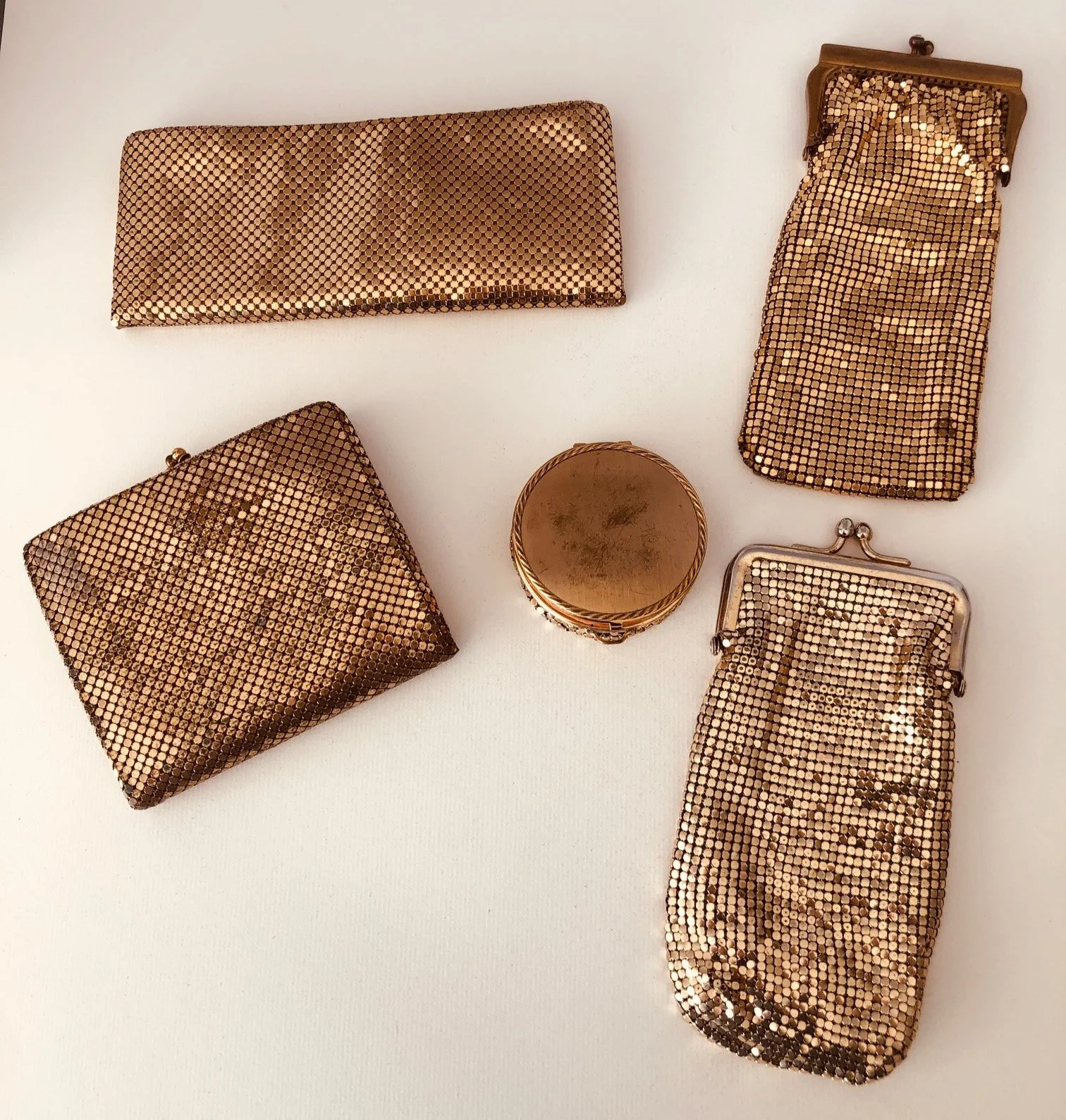 whiting and davis mesh wallet
