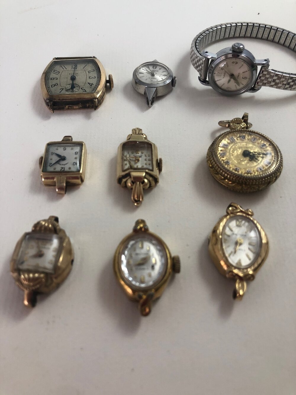 9 Vintage 17 Jewel Watches, 14kt gold and gold filled - Parts Only — Mercer  Island Thrift Shop