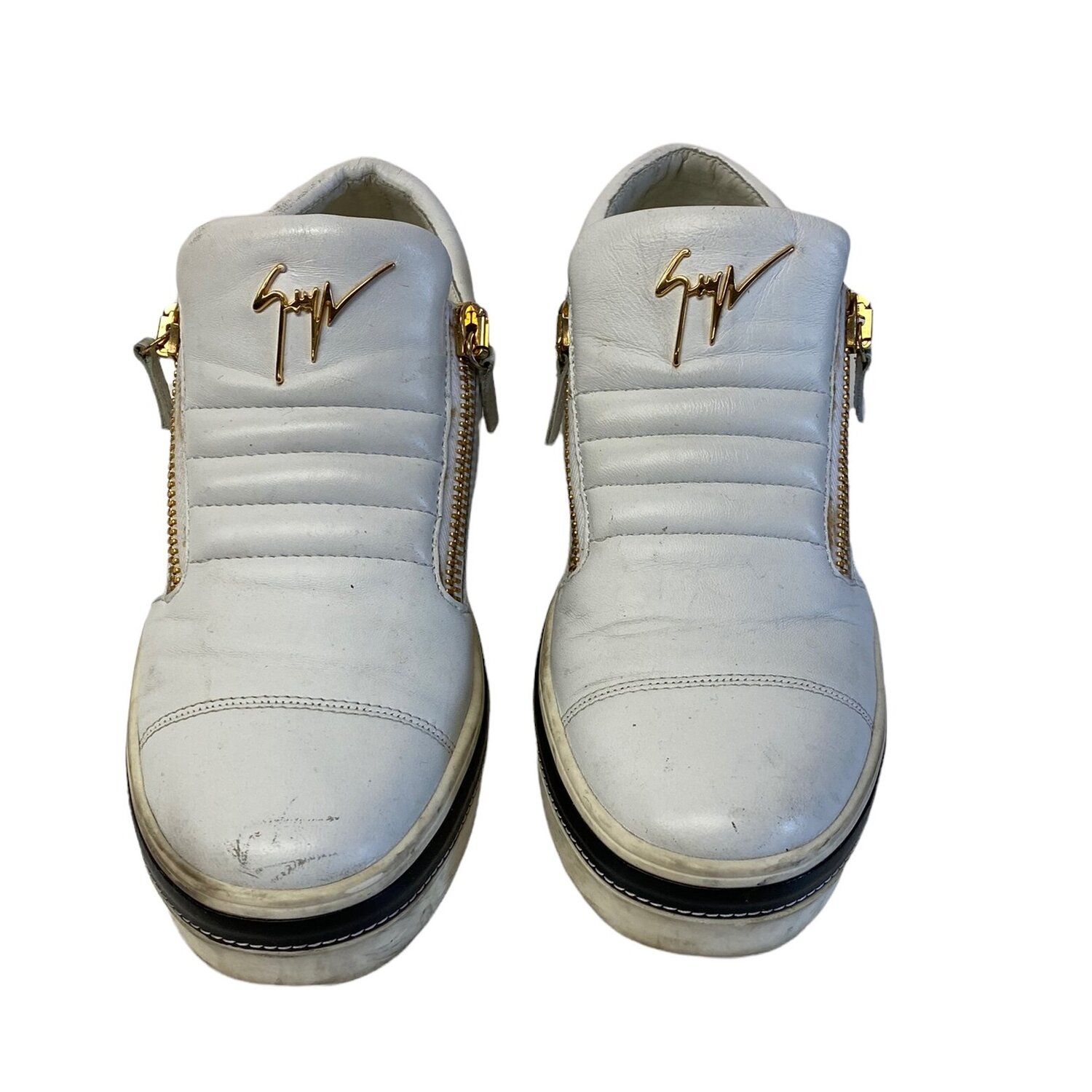 hensynsfuld i morgen Sprællemand Giuseppe Zanotti Men's Double Zip Low-Top Sneakers, Size 9.5 — Mercer  Island Thrift Shop