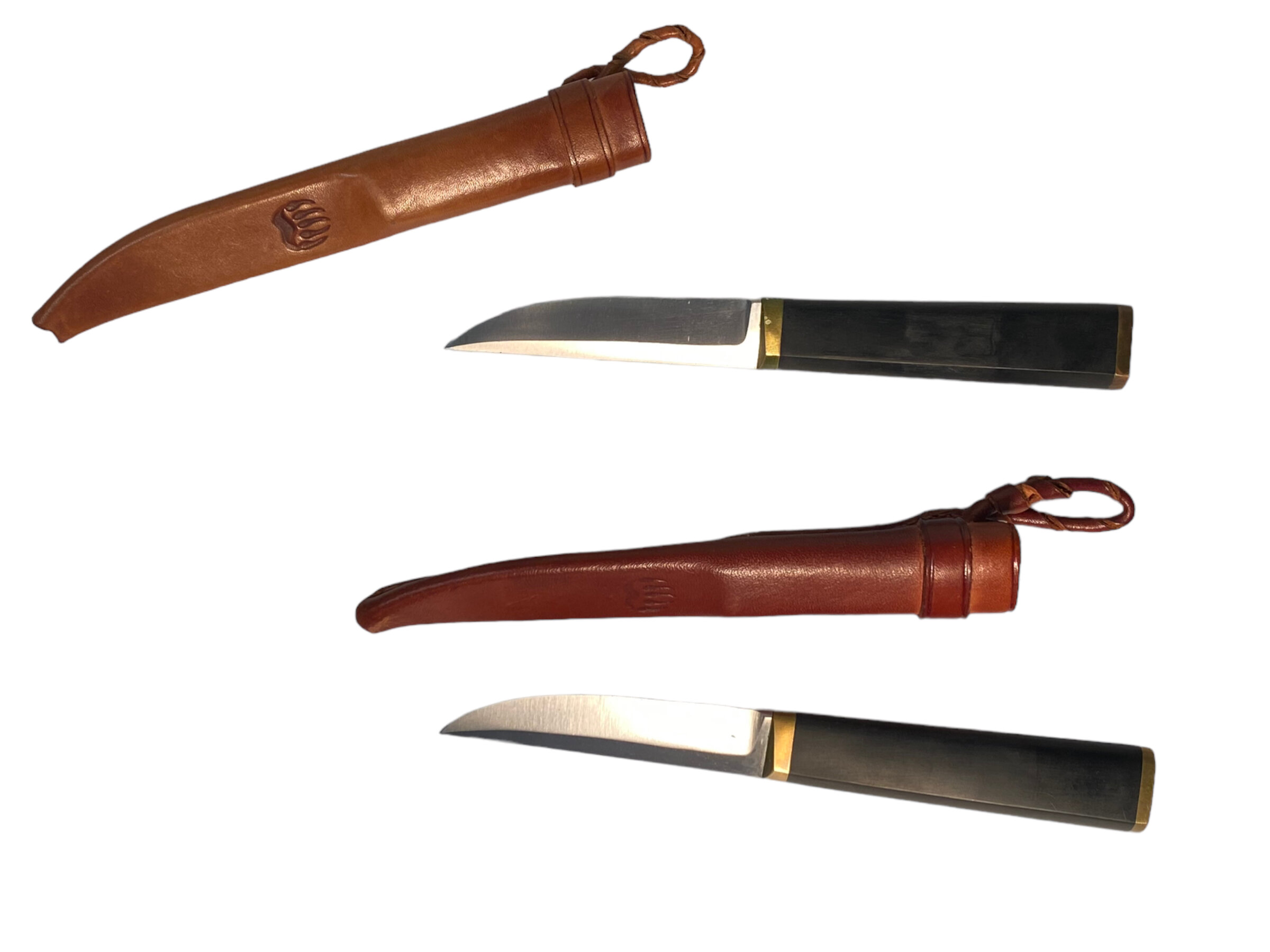 Two Tapio Wirkkala Puukko Knives w/ Sheaths — Mercer Island Thrift Shop