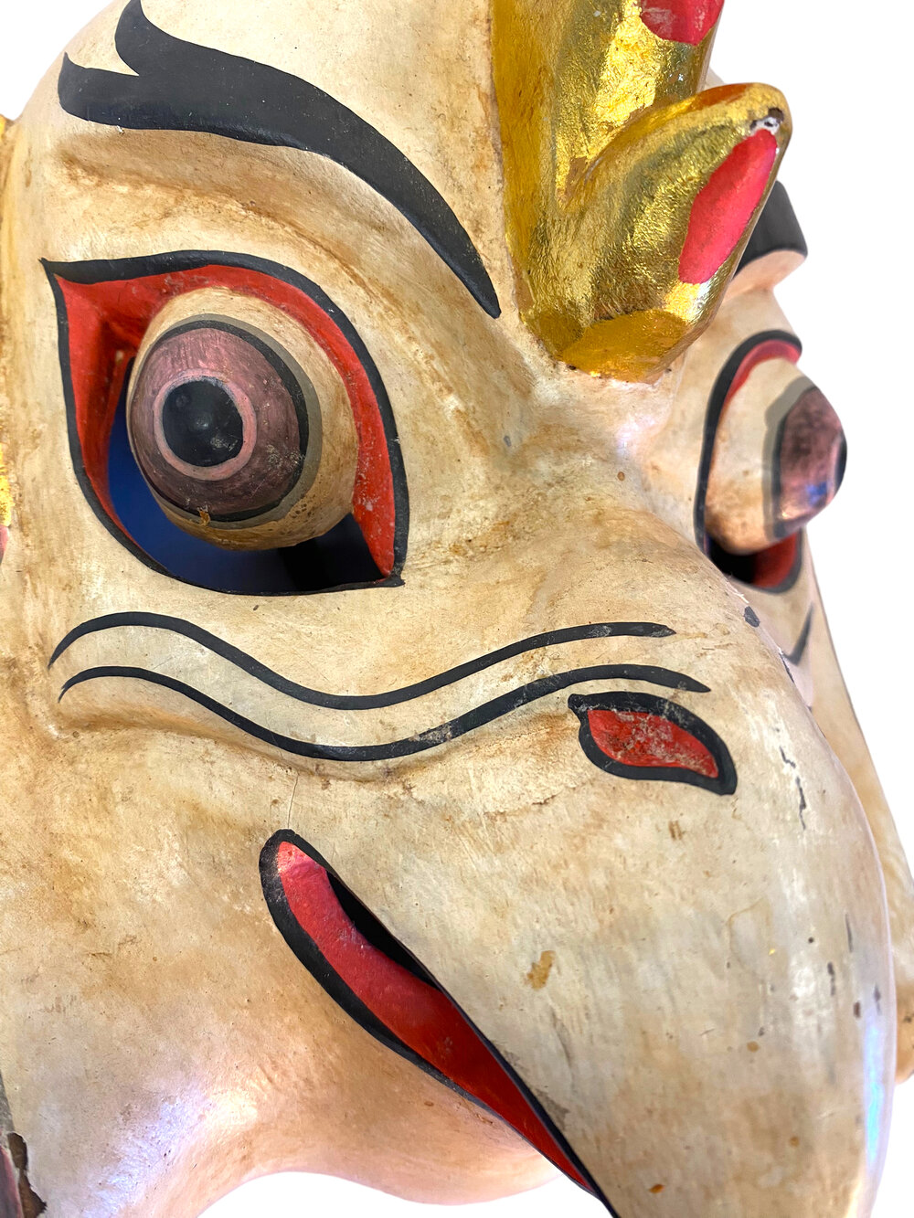 åbning fysisk At give tilladelse Hand Carved Balinese Wooden Rooster Mask — Mercer Island Thrift Shop