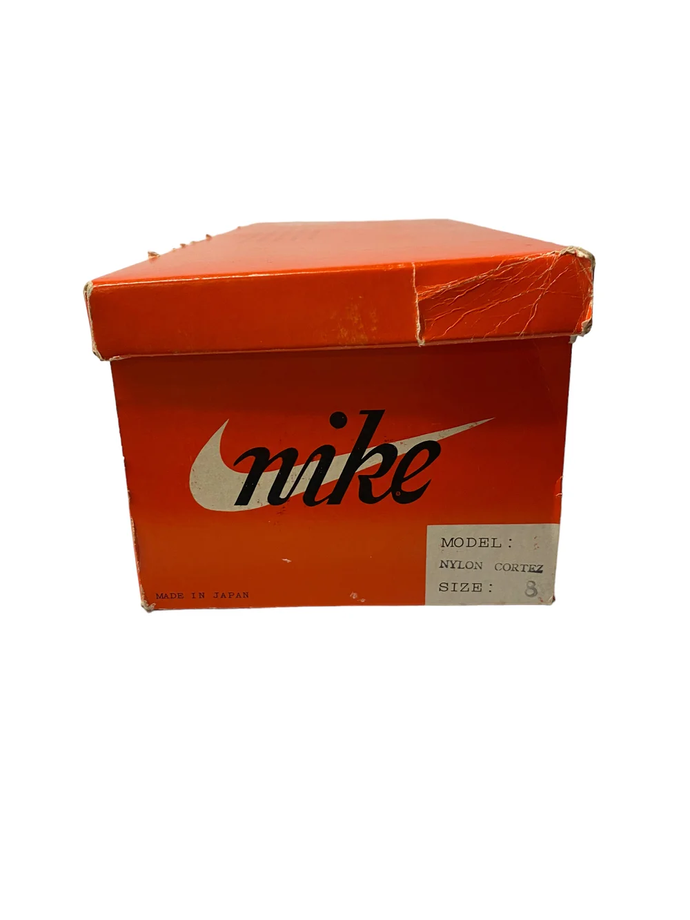 Nike orange shoe clearance box