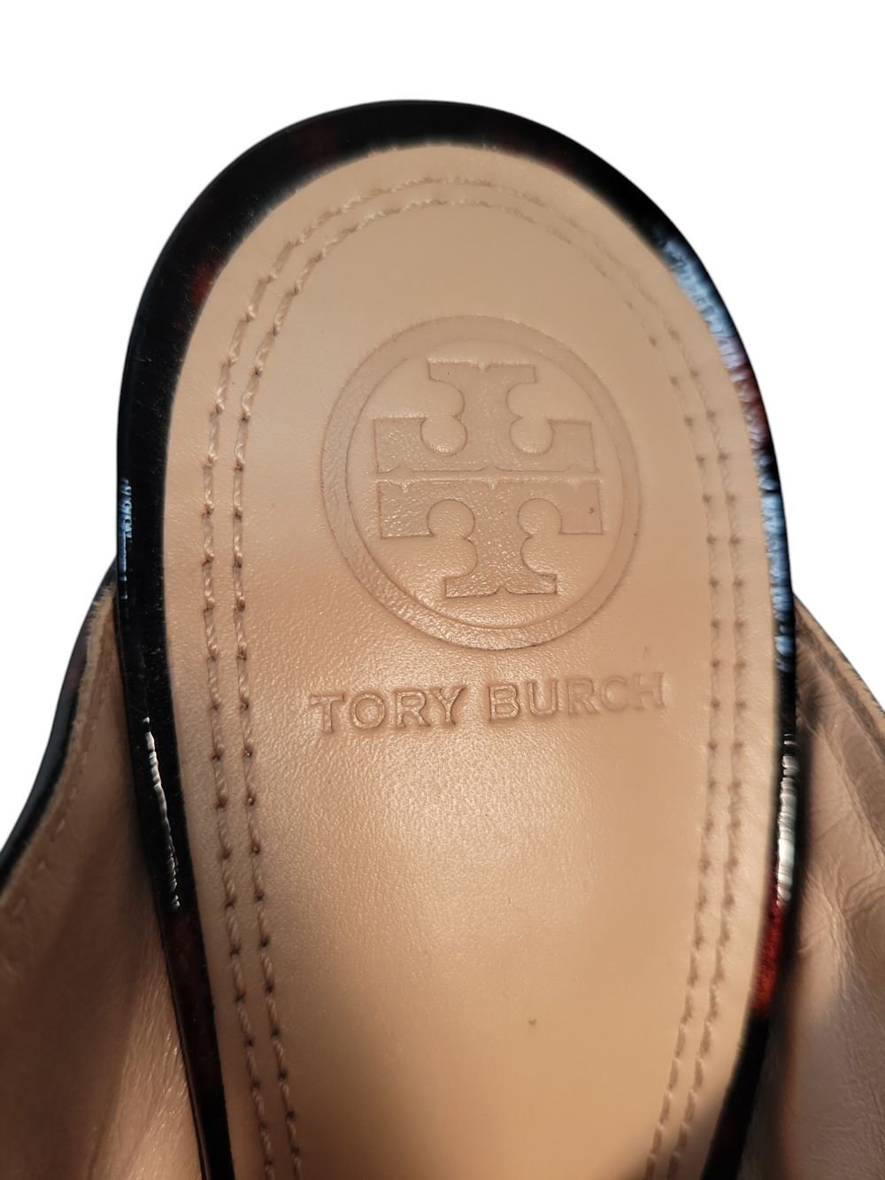 最終値下げ。未使用TORY BURCH革製ミュール10サイズ 約6万の品 Tory Burch Brida Mule Sandals, Tortoise Shell, Size 8