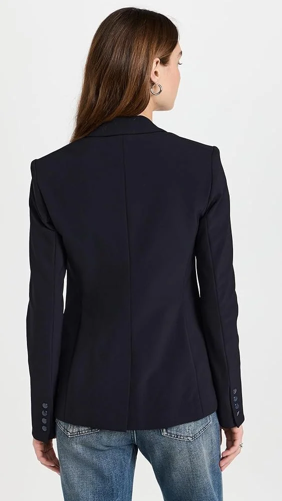 Veronica Beard Scuba Jacket, Navy, Size 10 (M) — Mercer Island