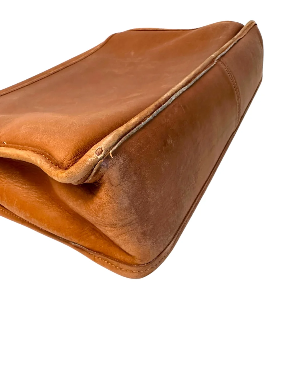 バッグ Coach Vintage Business Case Leather Coach Briefcase Brown Leather business Laptop bag VINTAGE