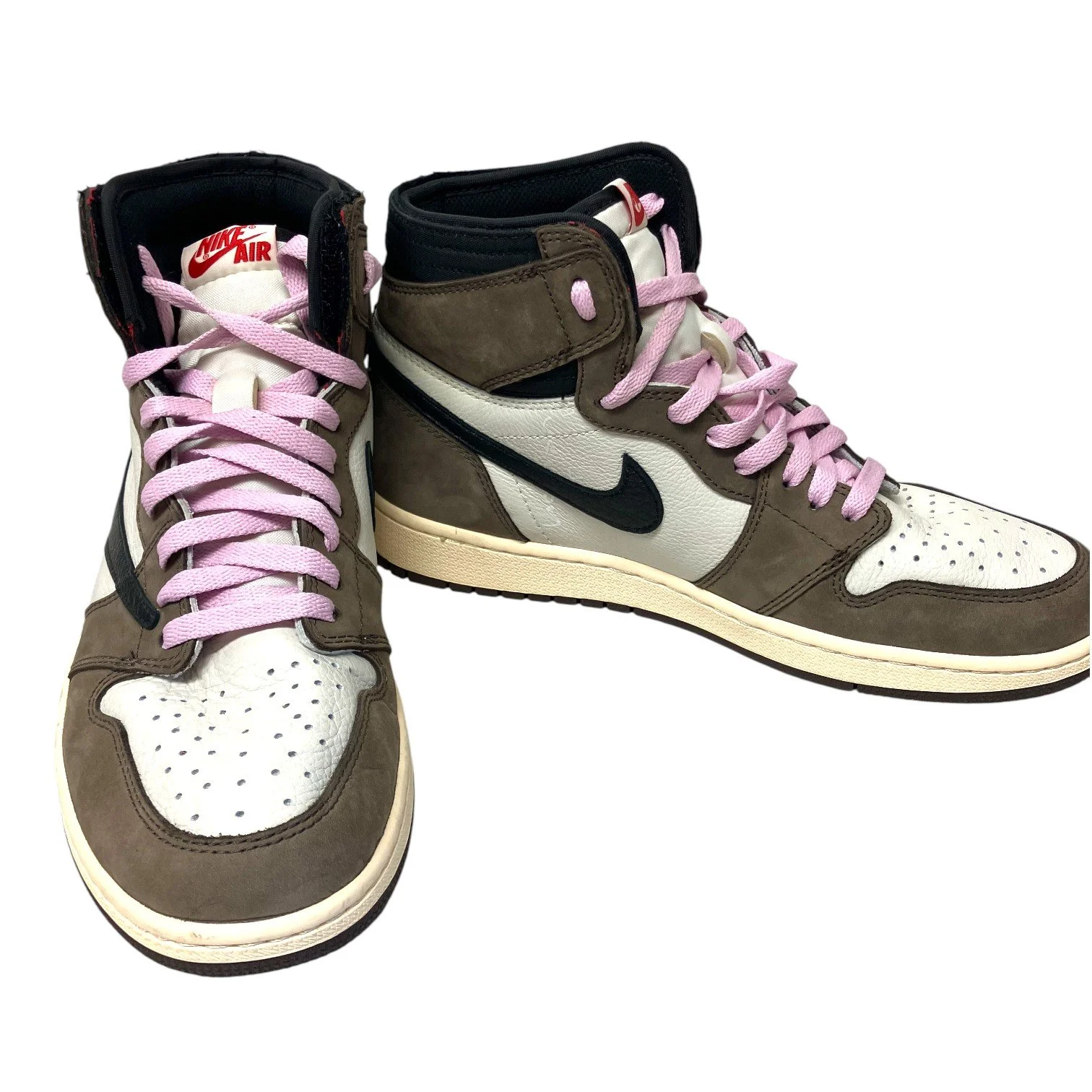 cactus jack air jordan 1 pink laces