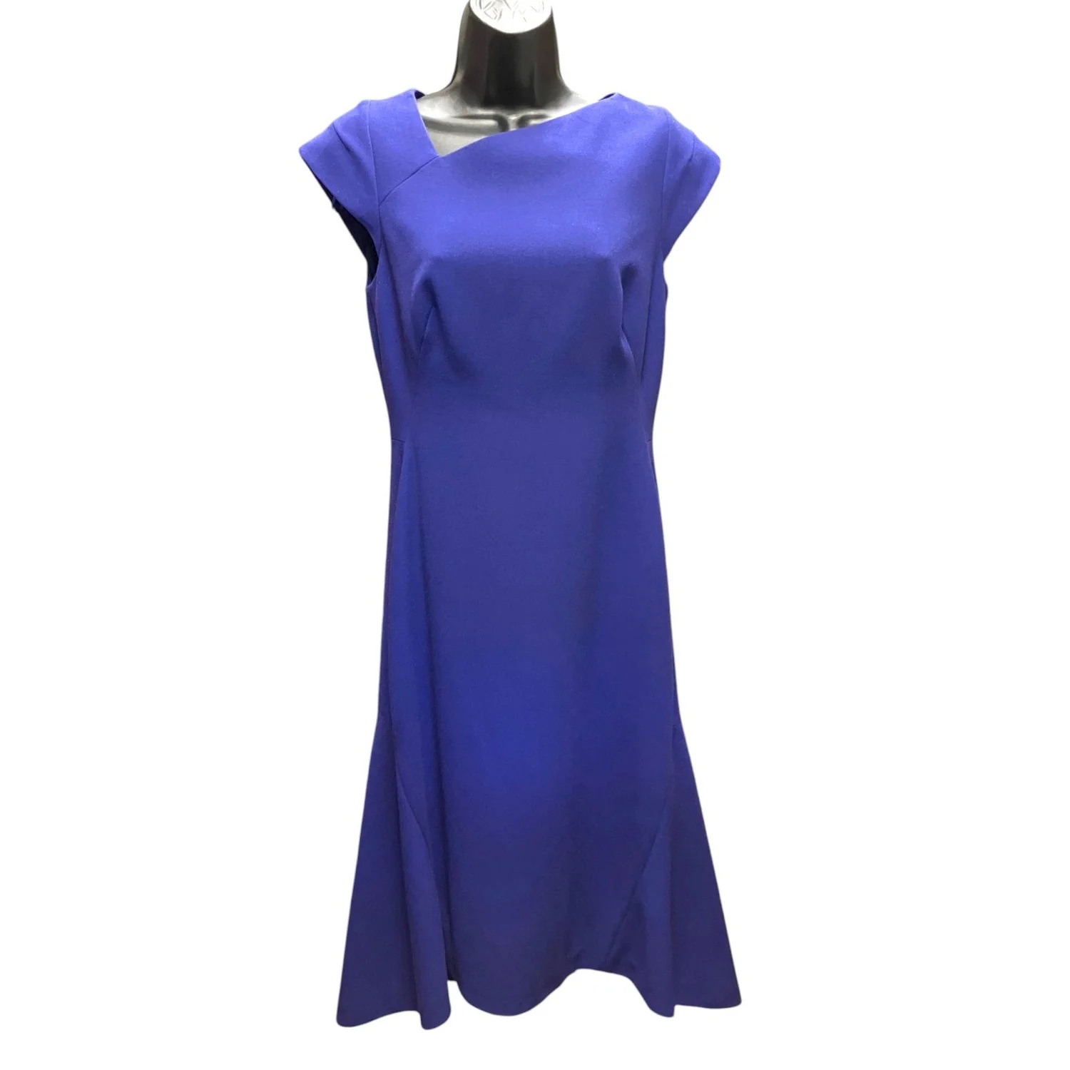 midi ankle length dress Del Monte Midi Cotton Dress Slate Blue (L)