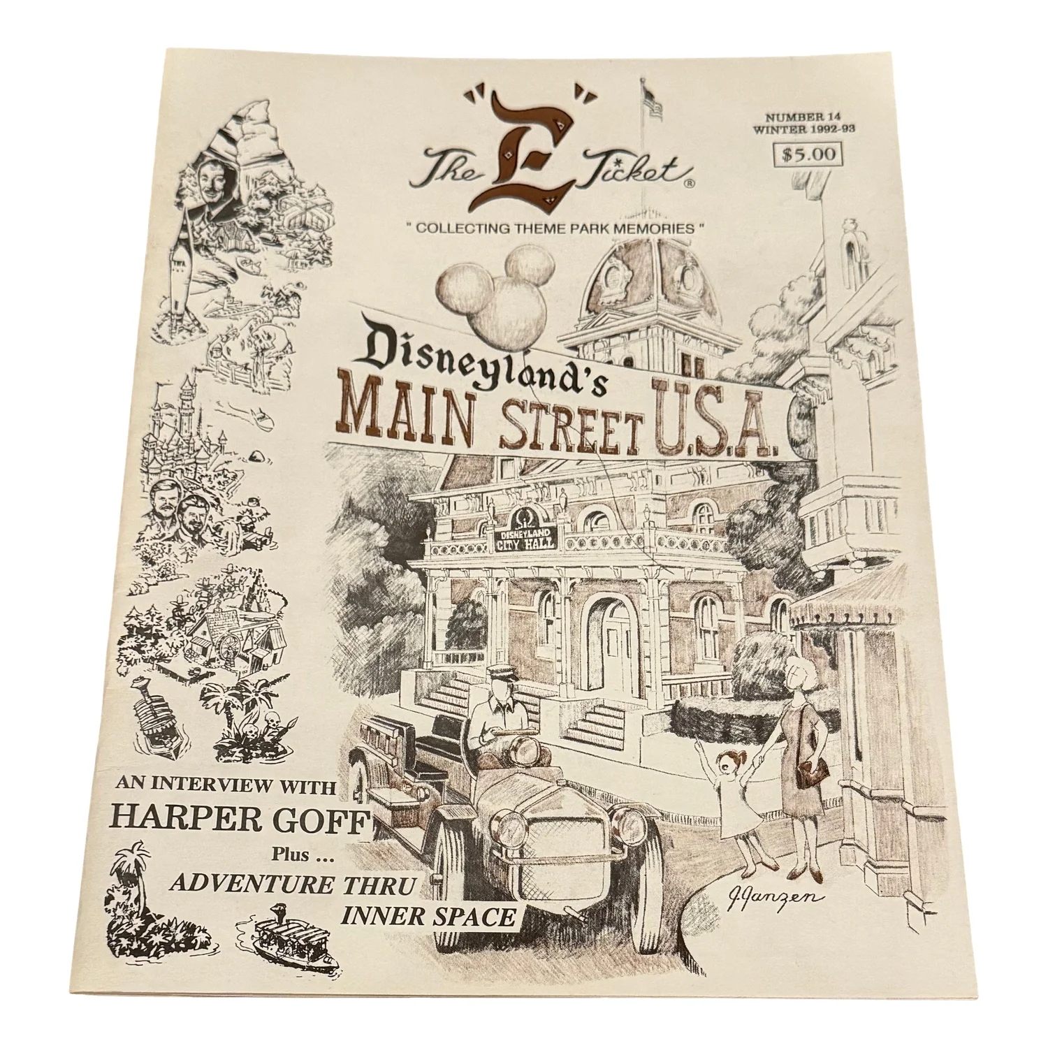 Disney “The E Ticket” Magazine Issue No. 14 - 22 — Mercer Island