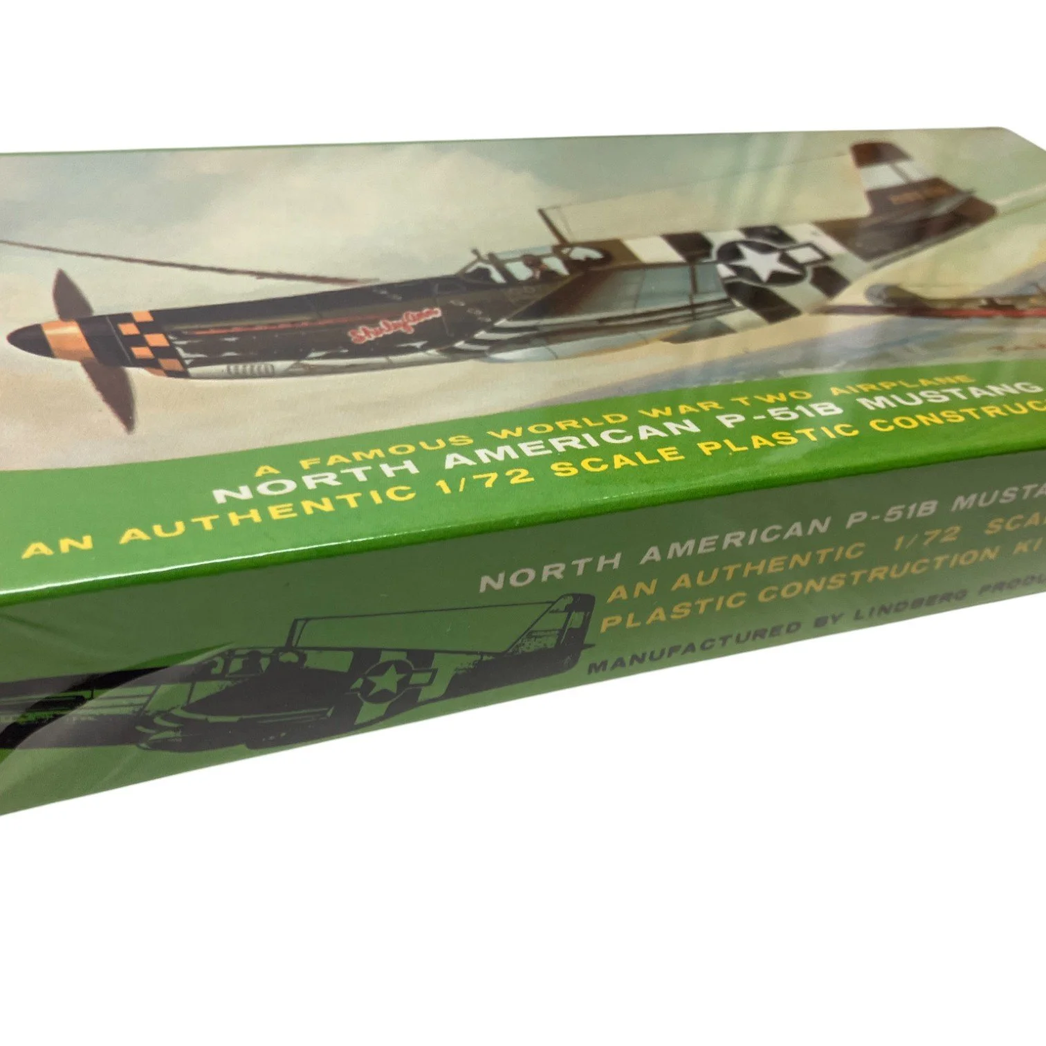 American P-51B Mustang Lindberg Aircraft Model Kit 1:72 Scale